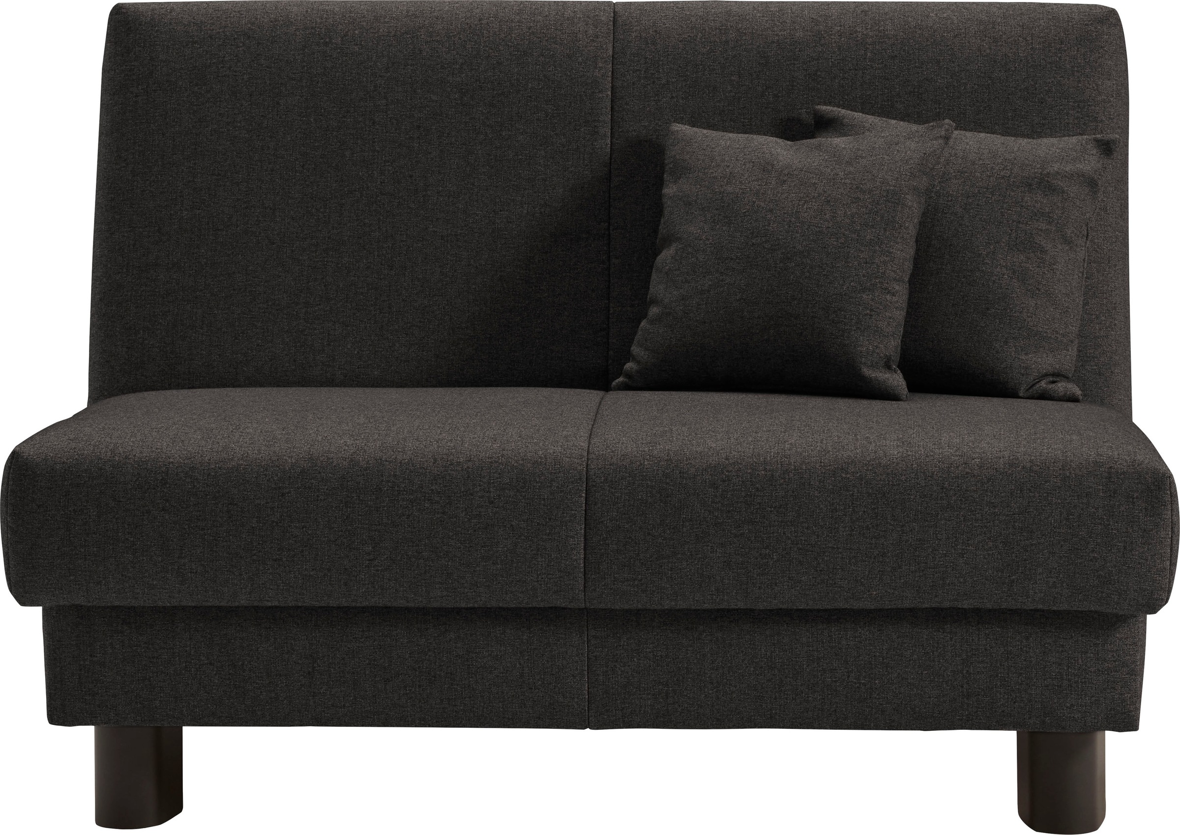 ell + ell Schlafsofa »Enny«, Liegefläche Breite 120 oder 140 cm, Liegehöhe 45 cm, Füße schwarz