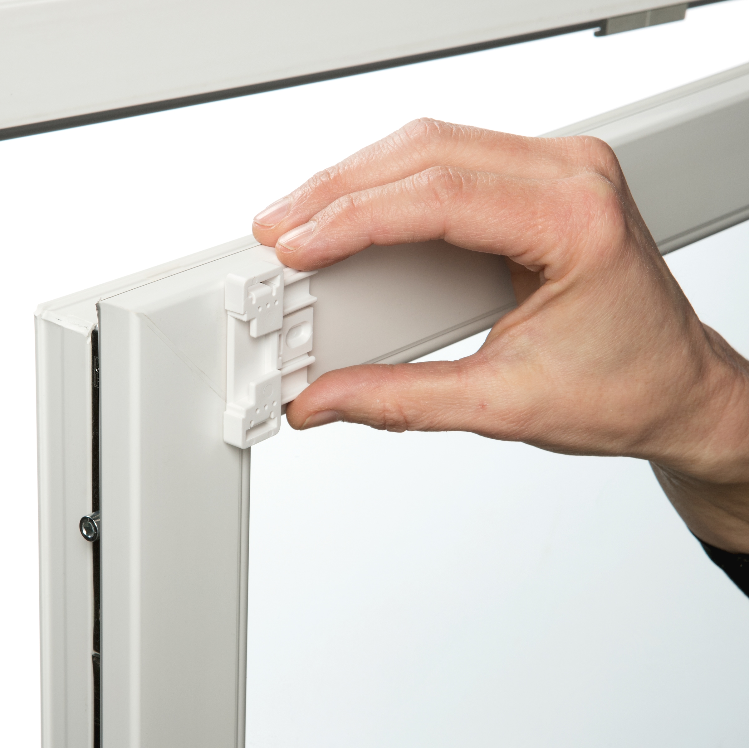 GARDINIA Klebe-/Klemmset »EASYFIX EF-1« für Fenster mit Gummidichtung