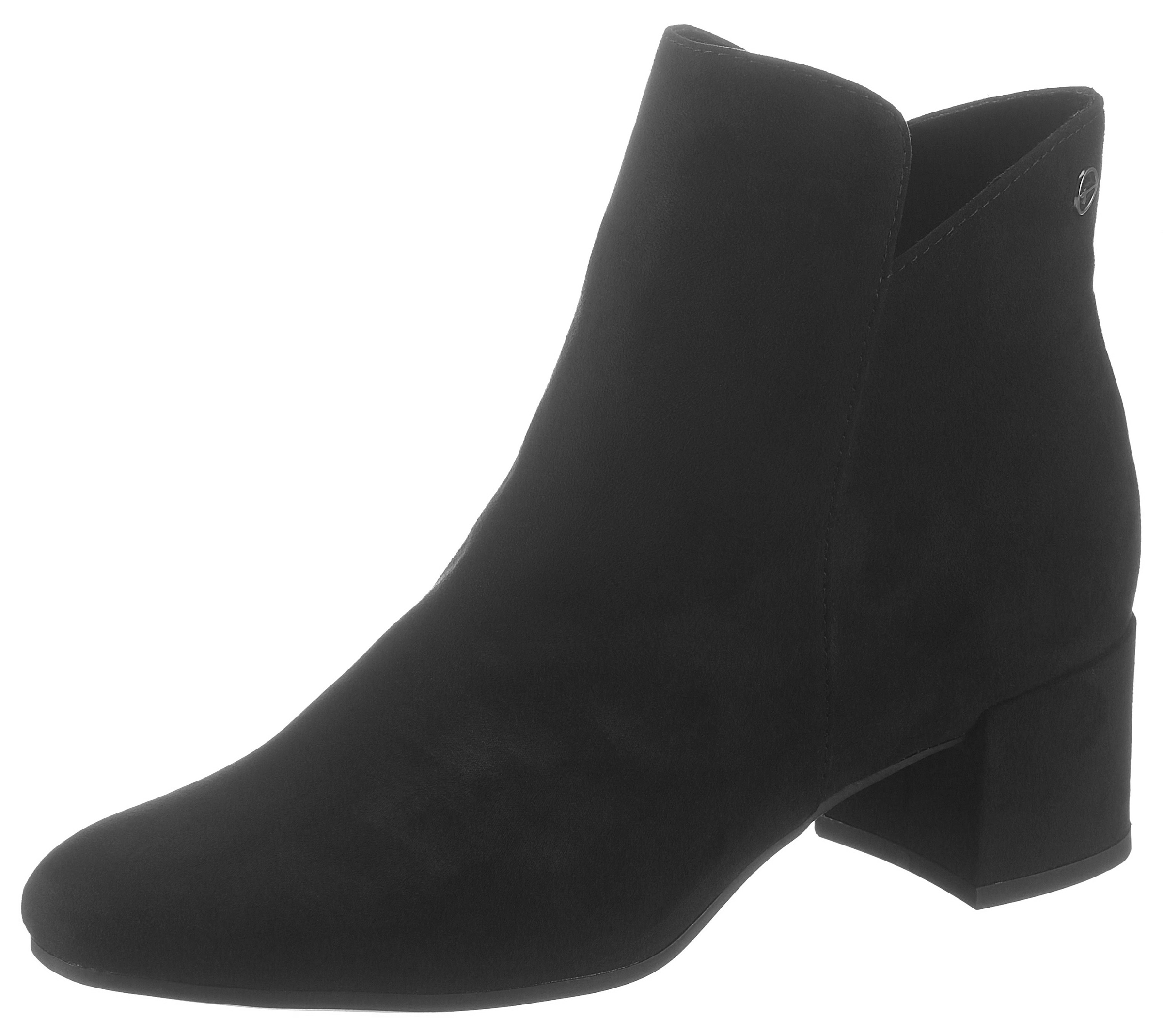 Stiefelette „Cika“, in veganer Verarbeitung, Gr. 36, schwarz