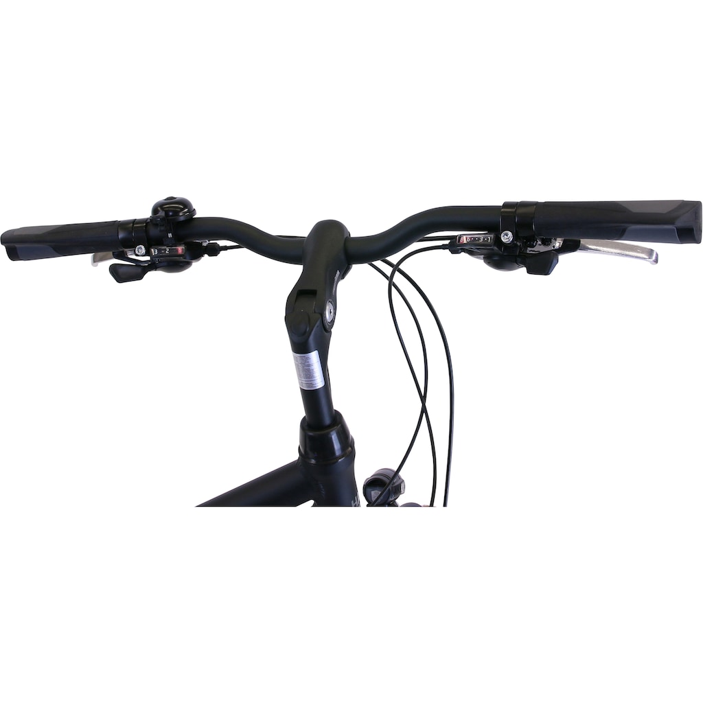 HAWK Bikes Trekkingrad »HAWK Trekking Lady Premium Plus Black«, 24 Gang, microSHIFT