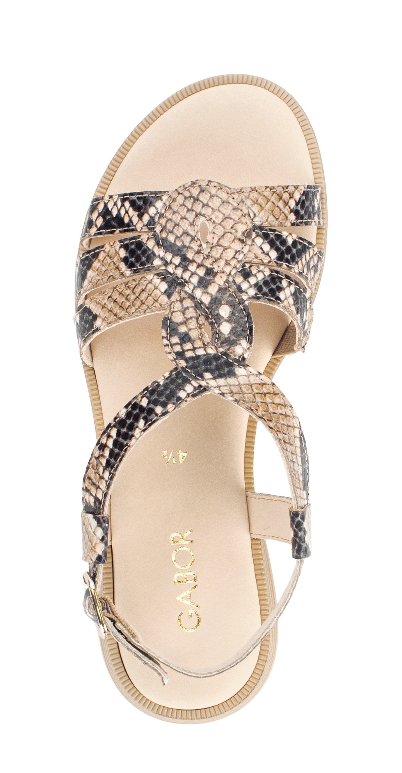 Gabor Riemchensandale  Blockabsatz, Sandalette, Sommerschuh mit verstellbarer Schnalle