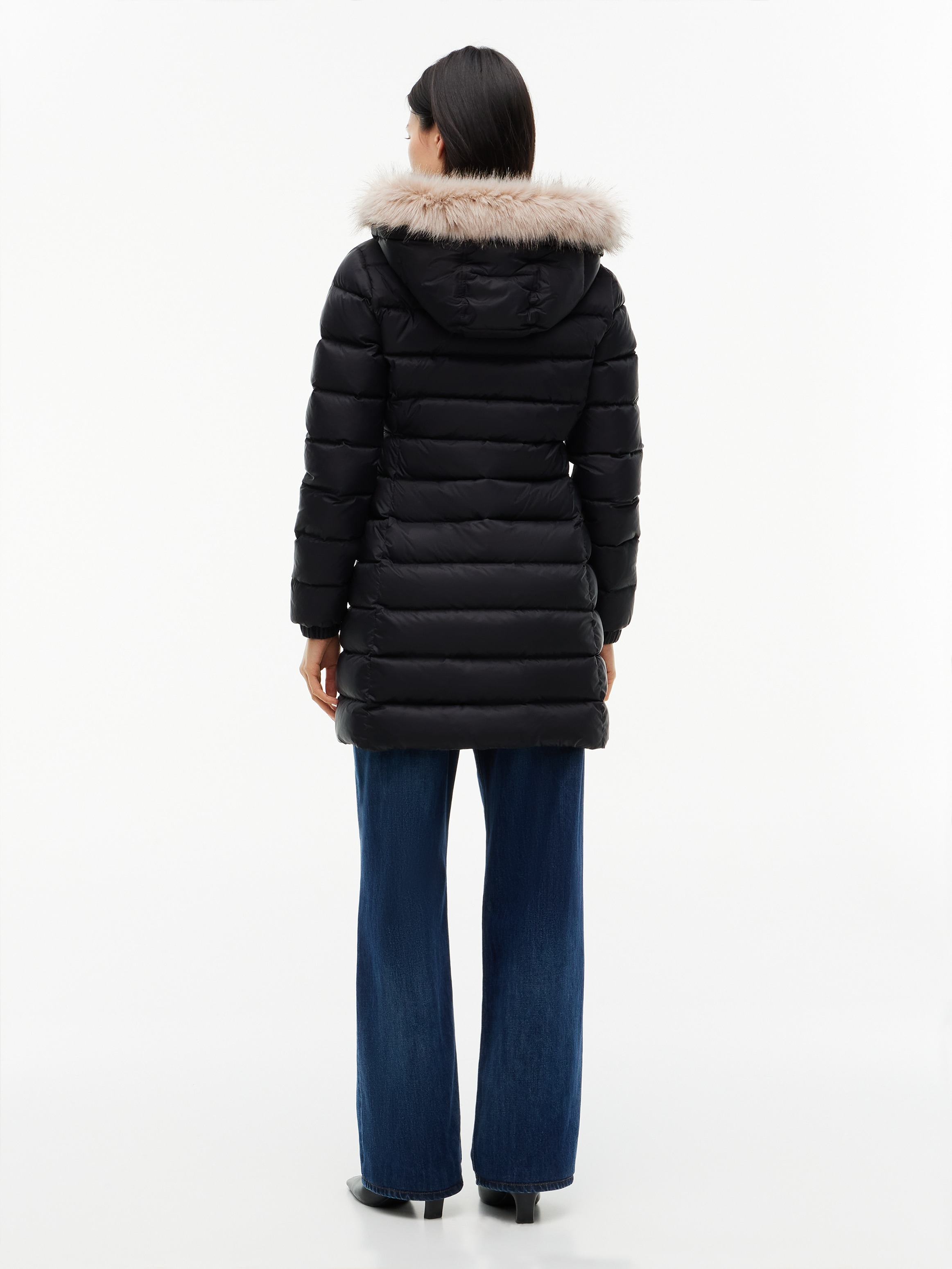 Tommy Jeans Steppmantel »TJW ESSENTIAL HOODED DOWN COAT« Kunstfaser