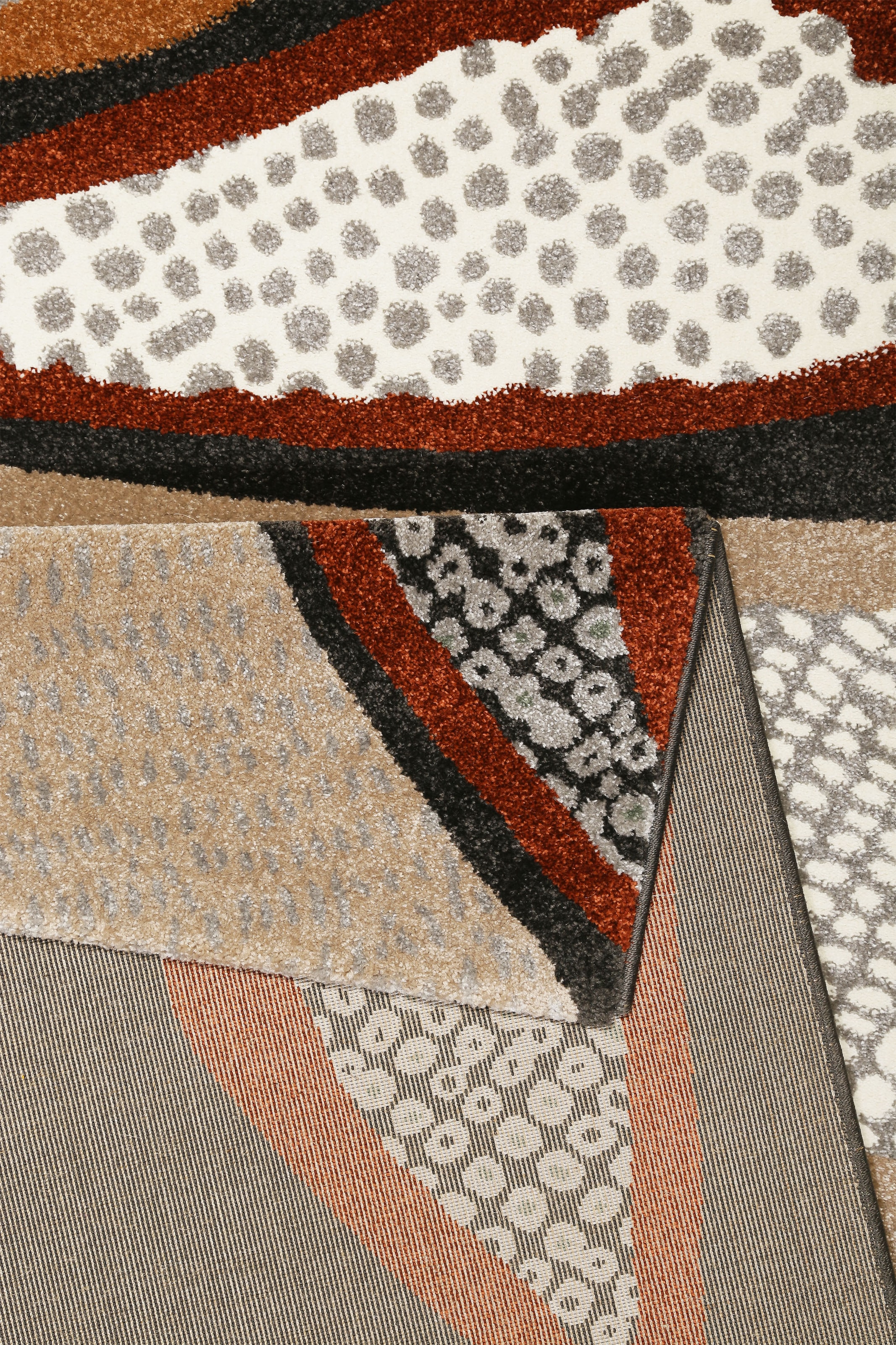 Esprit Teppich »Hazel,  ESP-40101«, rechteckig, 13 mm Höhe, schön weicher Kurzflor in modernem Design, bunt, Wohnzimmer