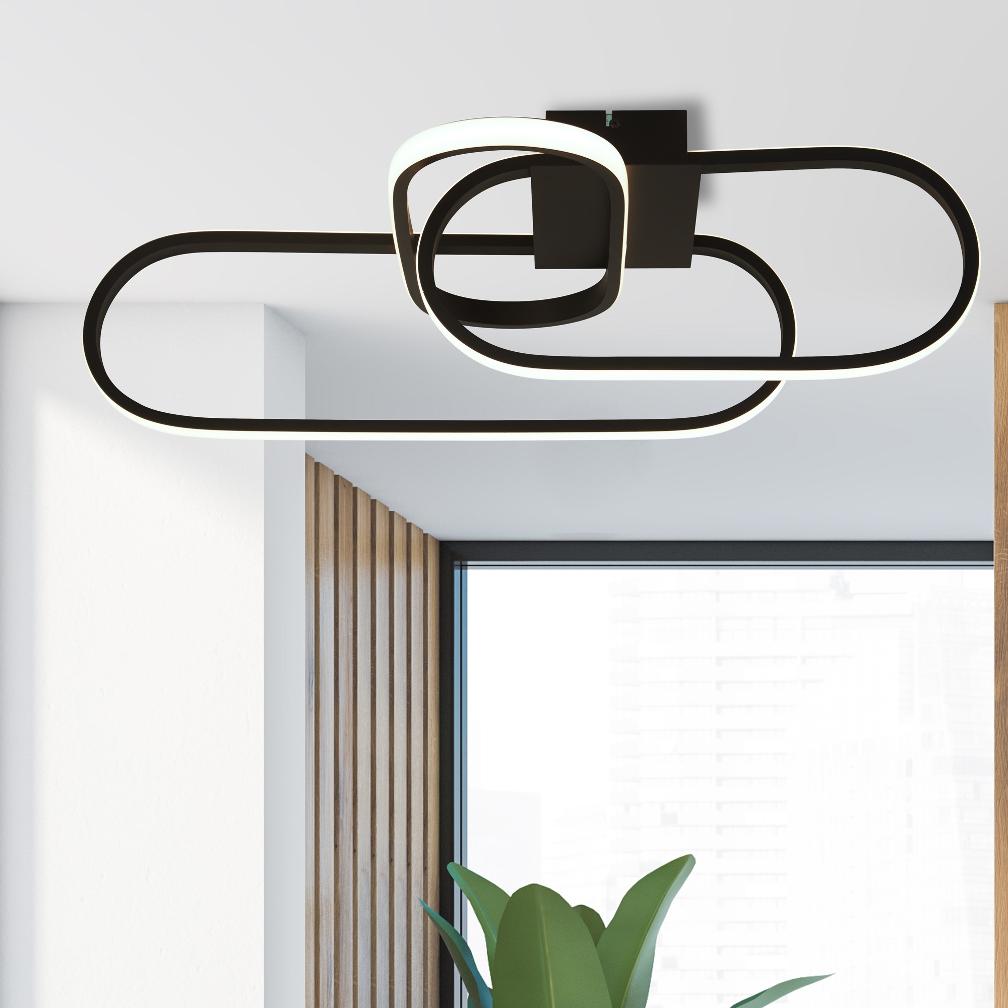 Searchlight LED Deckenleuchte »Deckenleuchte Clip, 1-flammig«, 1 flammig, L günstig online kaufen
