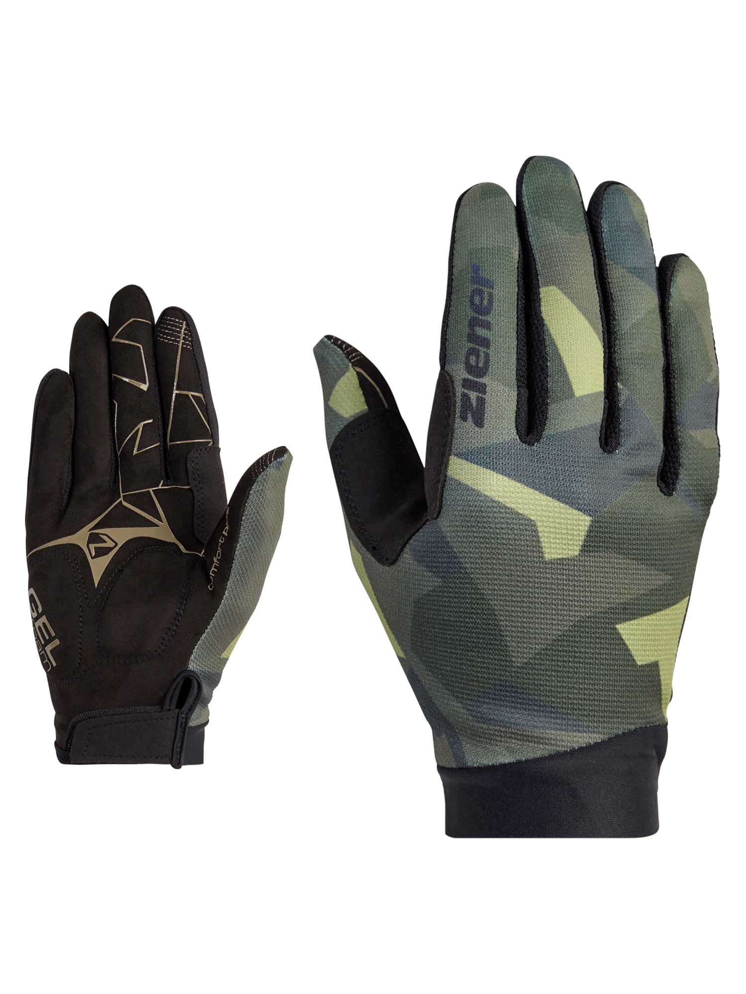 Fahrradhandschuhe „CNUT Touch long“, Gr. 10,5, grün