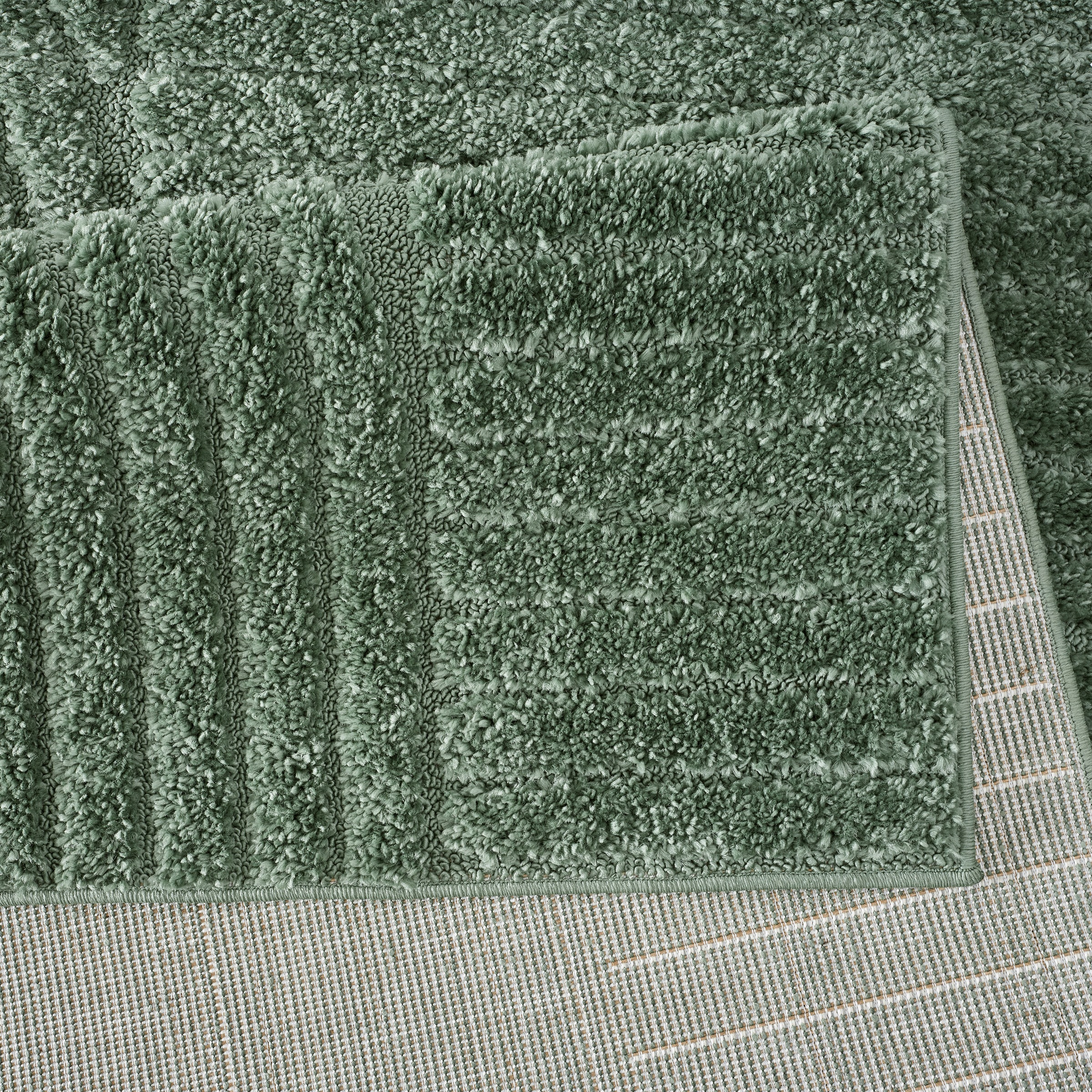 OTTO home Teppich »Jonne, Boho-Design, Scandi, Designteppich« rechteckig 20 mm Höhe Hoch-Tief, 3D Optik, skandinavischer Stil, Wohnzimmer, Schlafzimmer