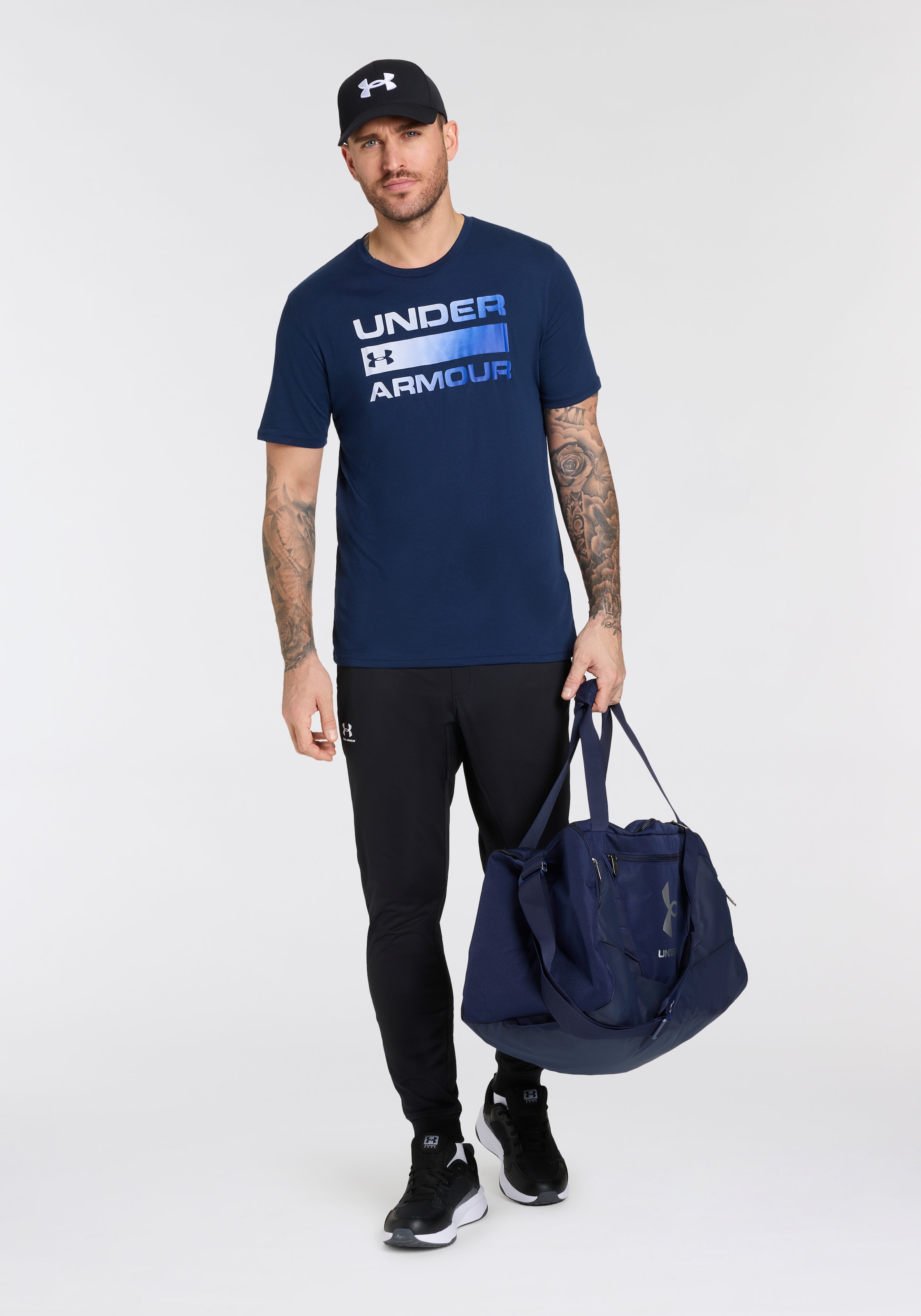 Under Armour® »UA TEAM ISSUE WORDMARK SS« 1 Stk. leichtes Kurzarmdesign, Rundhalsausschnitt