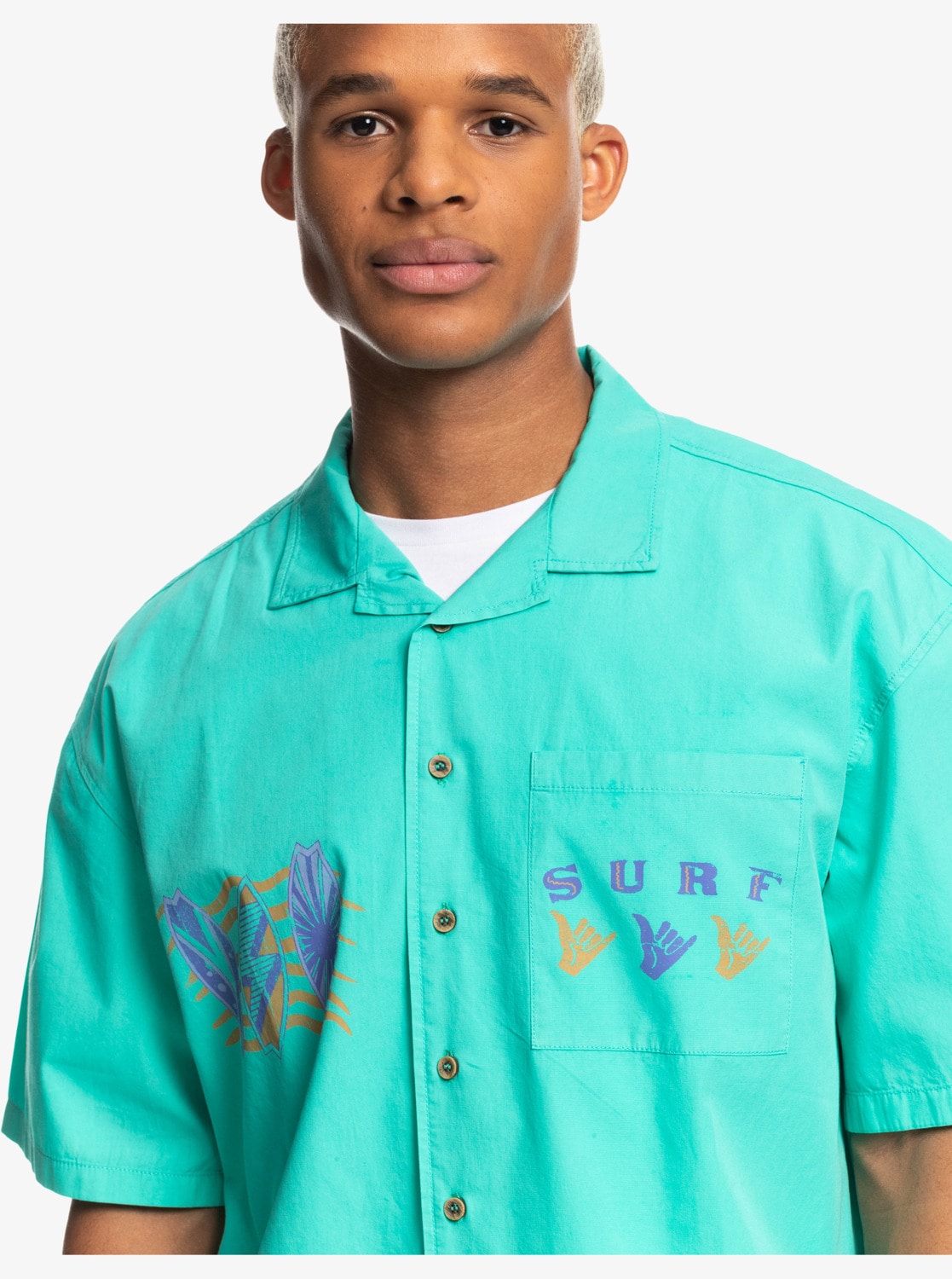 Quiksilver Kurzarmhemd »Quiksilver x Stranger Things The Mike«