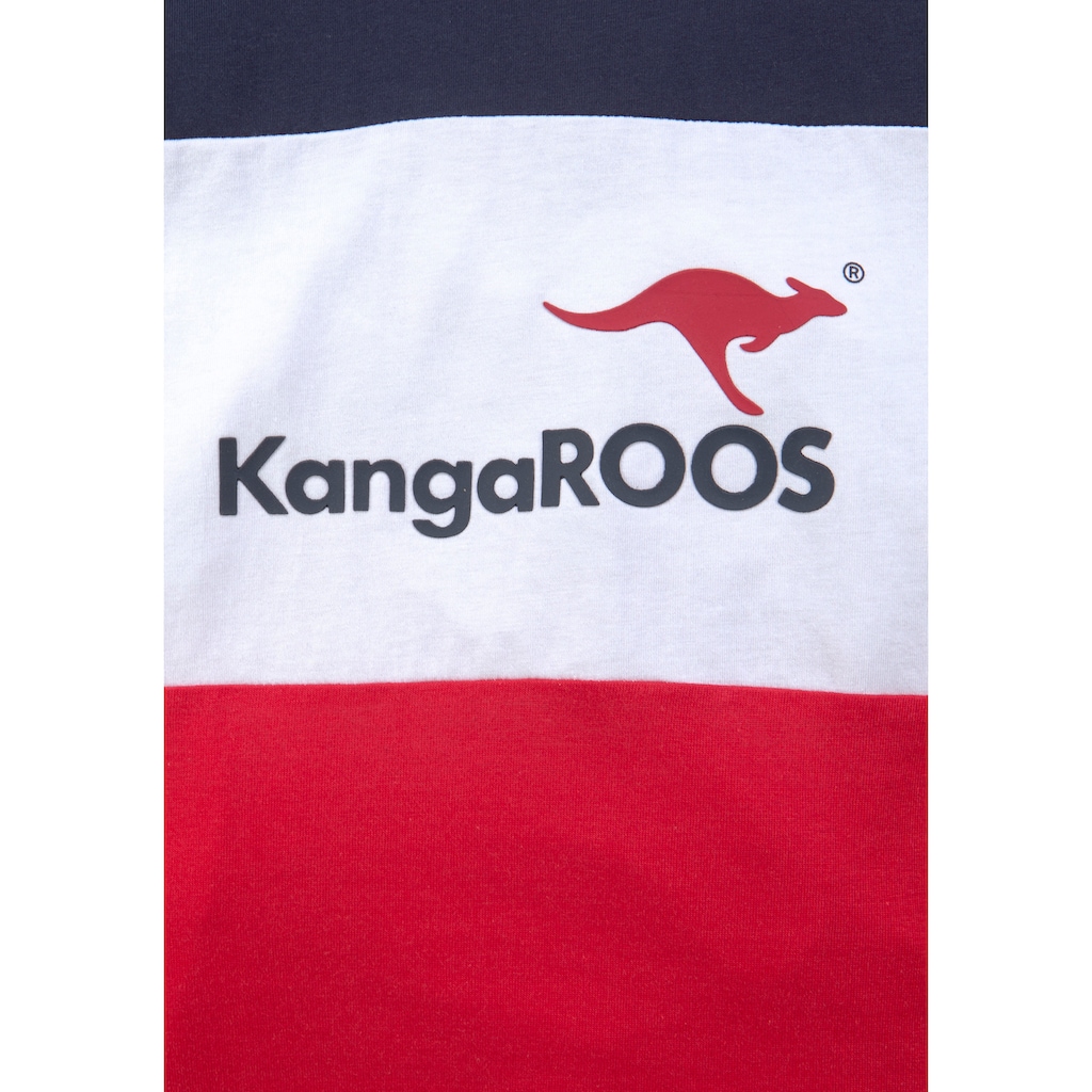 KangaROOS Langarmshirt »Colorblocking«