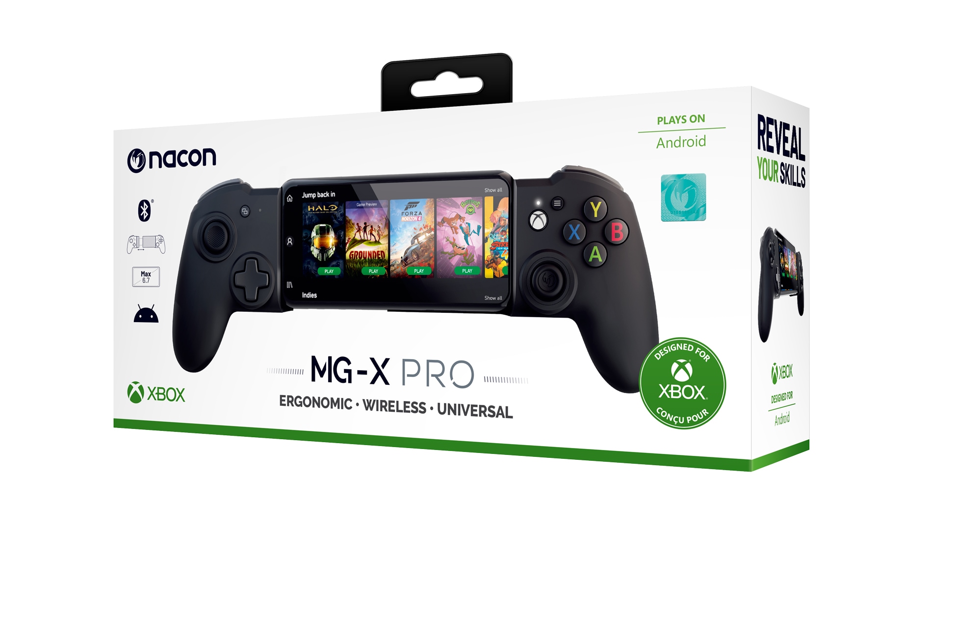 nacon Gaming-Controller »NA005219 Holder MG-X PRO, kabellos, USB, schwarz, für Android u. Xbox«