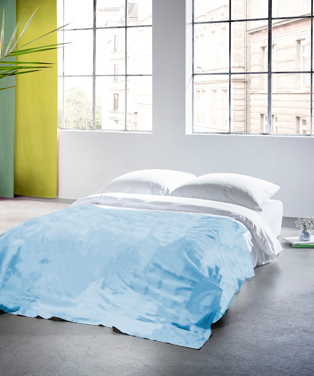 Plaid FLEURESSE "Plaid", blau (bleu), B:180cm L:270cm