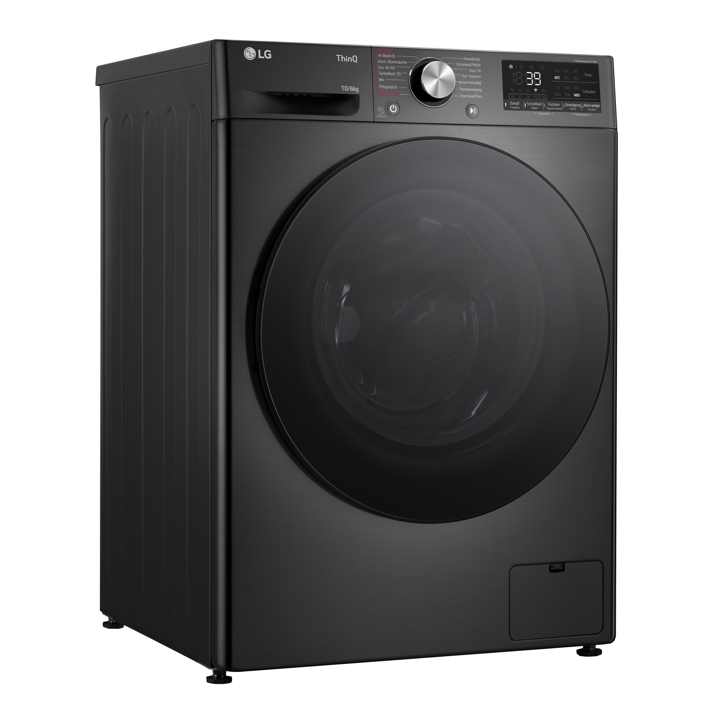 LG Waschmaschine »F4WR700YB«, 10 kg, 1400 U/min, AI Wash, ThinQ App inkl. Programm-Download