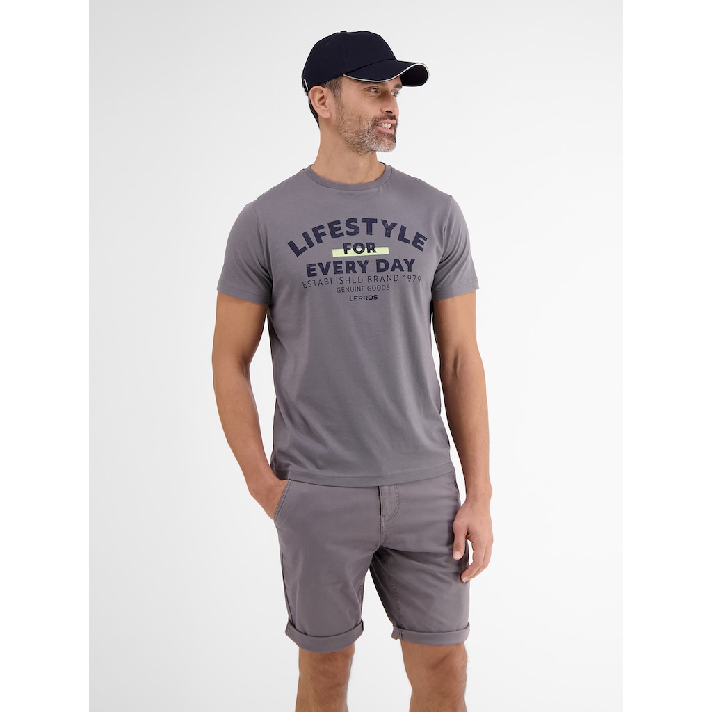 LERROS T-Shirt »LERROS T-Shirt *Lifestyle for every day*«