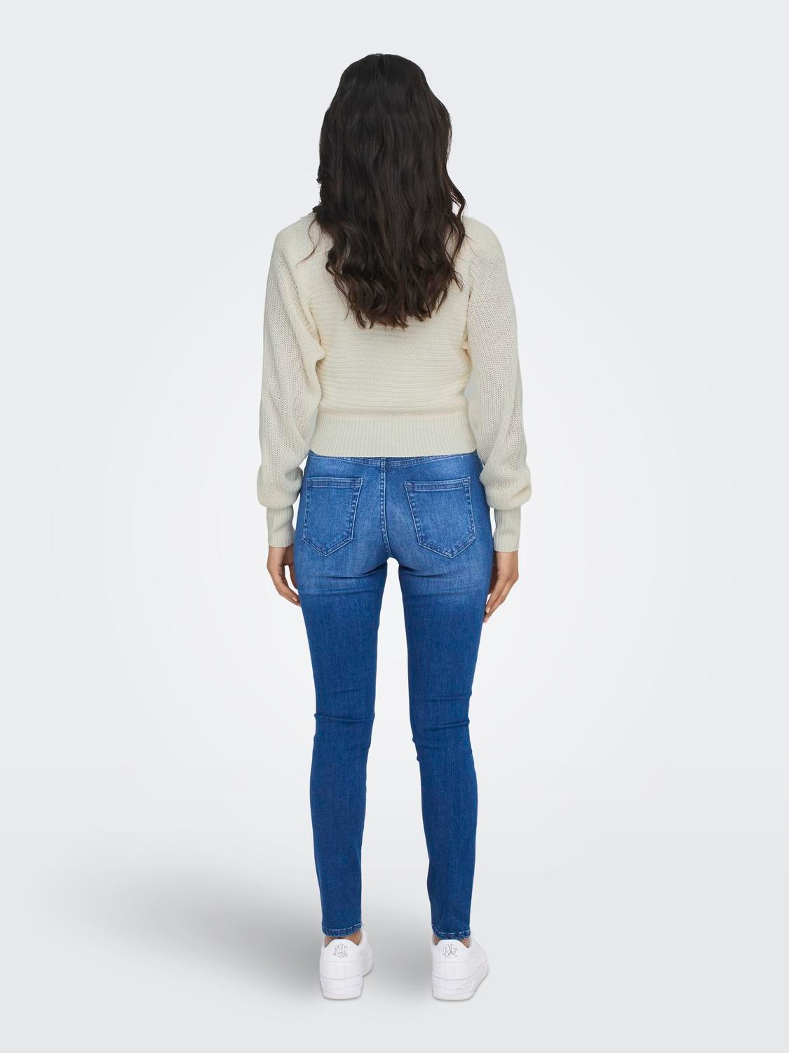 ONLY V-Ausschnitt-Pullover »ONLELINA LS V-NECK PULLOVER EX KNT«