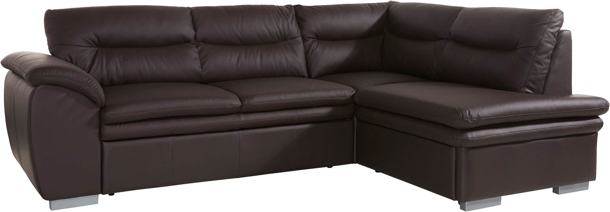 COTTA Ecksofa »Leandra L-Form«, wahlweise mit Bettfunktion & Bettkasten