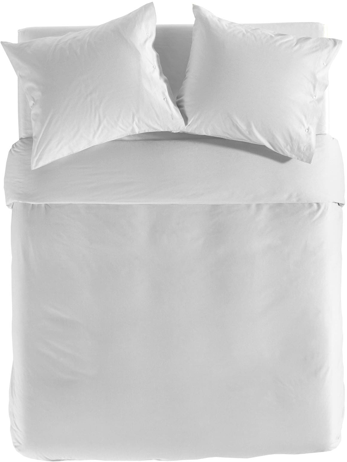 YELLOW Bettwäsche »Chambray« 2 tlg. Uni Design, 100% Baumwolle ab 135x200 c günstig online kaufen