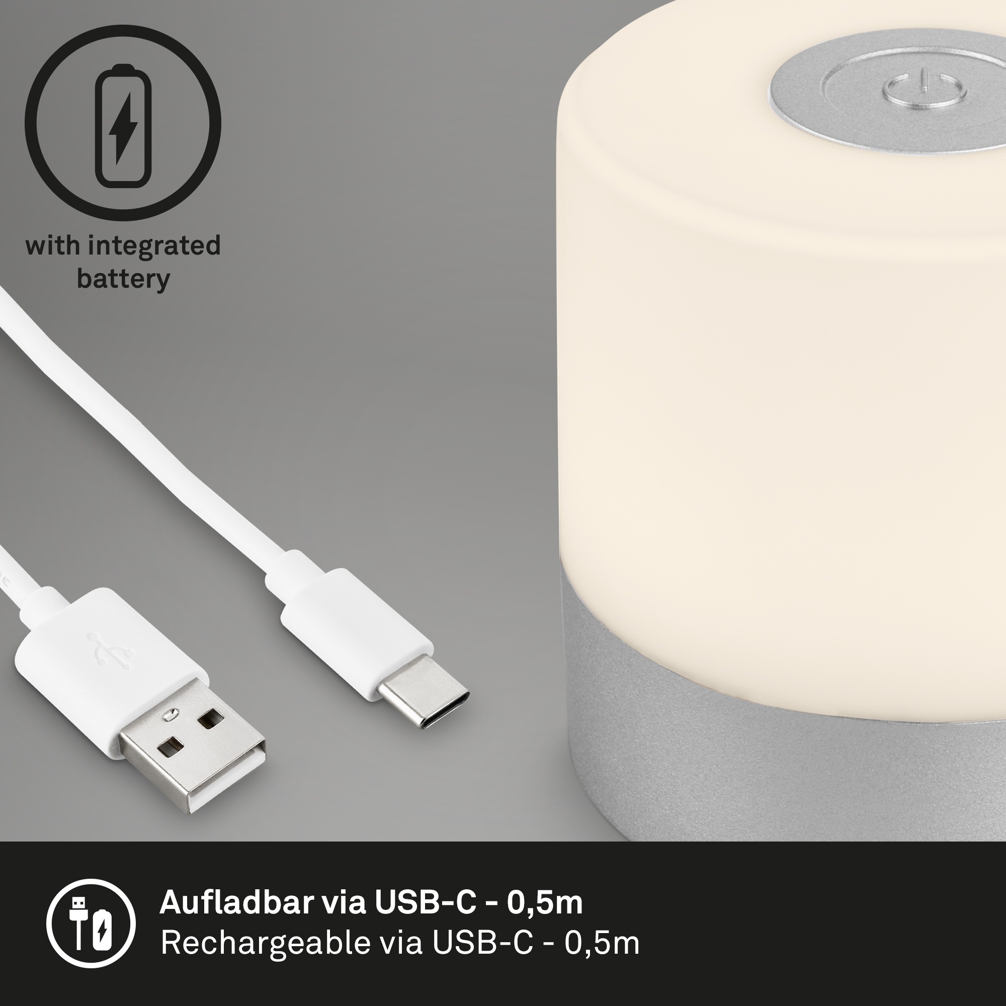 Briloner Leuchten USB Tischleuchte »SMAL«