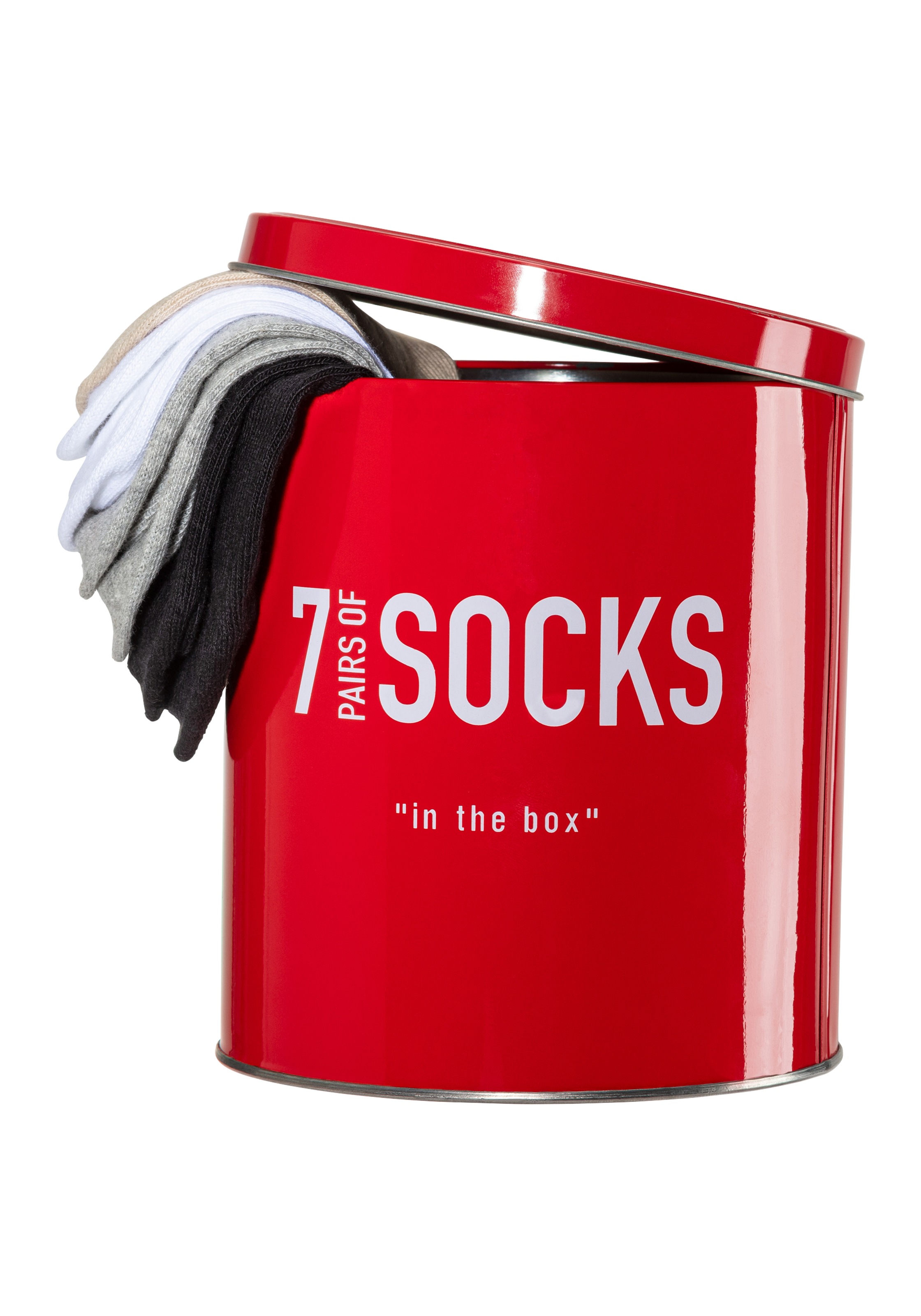 Bench. Sneakersocken, (Dose, 7 Paar), verpackt in der Dose
