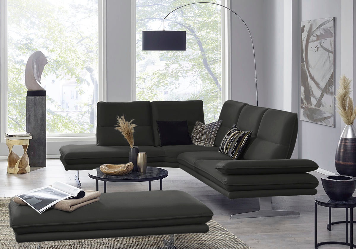 W.SCHILLIG Ecksofa »broadway, Designsofa, mit tollem Sitzkomfort, L-Form«, günstig online kaufen