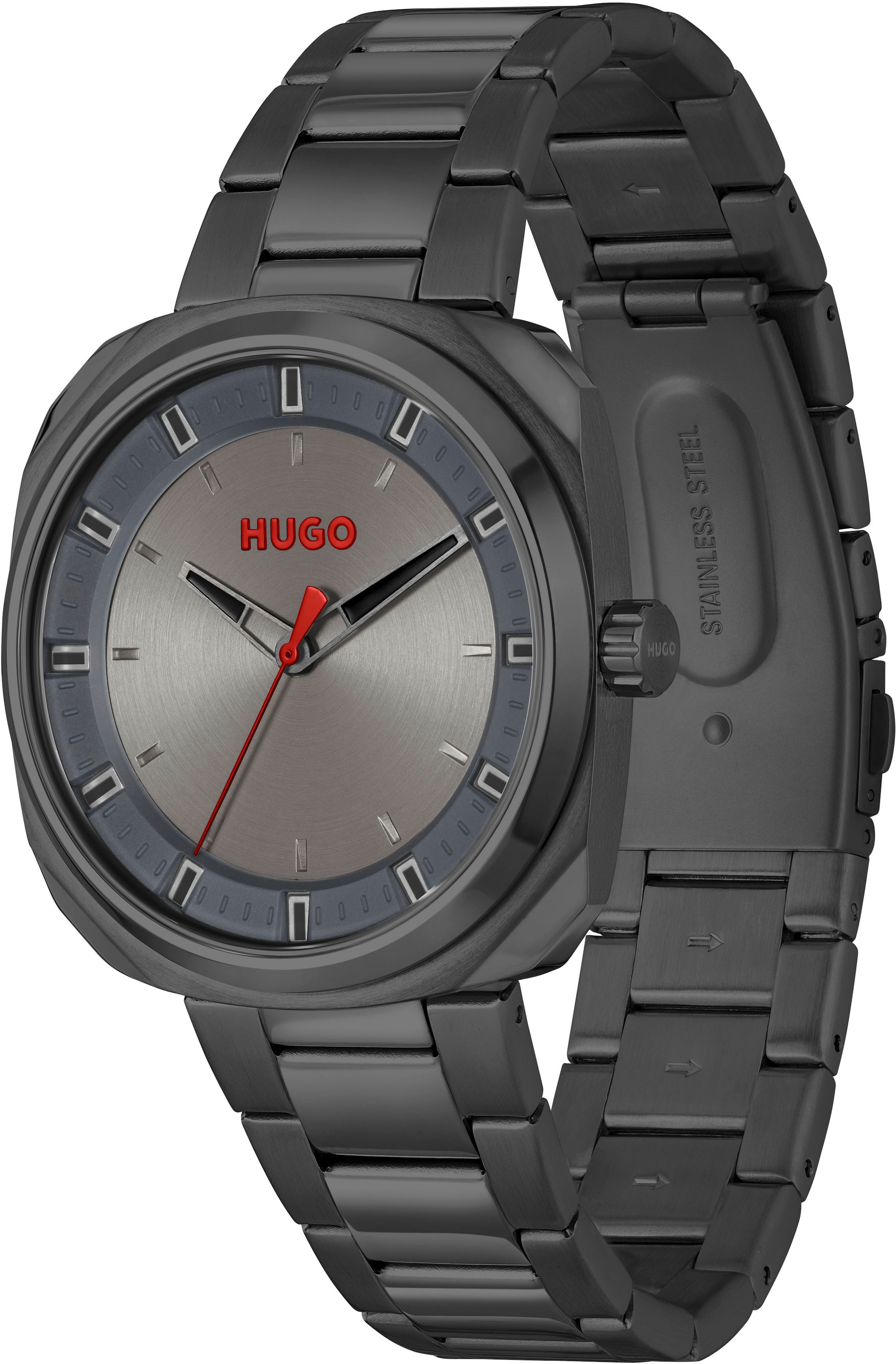 HUGO Quarzuhr »#SHRILL, 1530311«, Armbanduhr, Herrenuhr, Mineralglas, anlog
