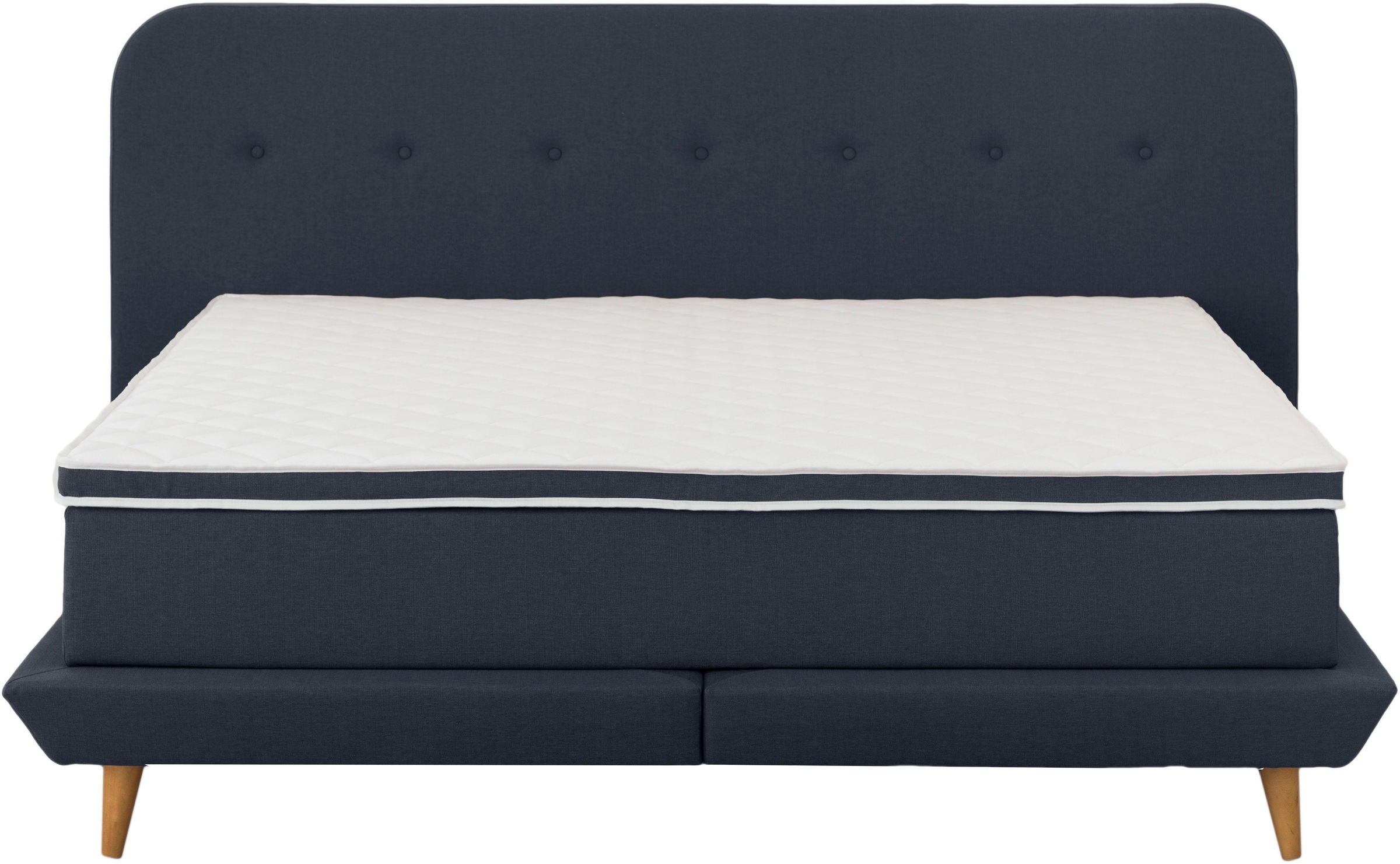 Home affaire Boxspringbett »Premium« Steppung mit Knopfheftung, inkl. Toppe günstig online kaufen