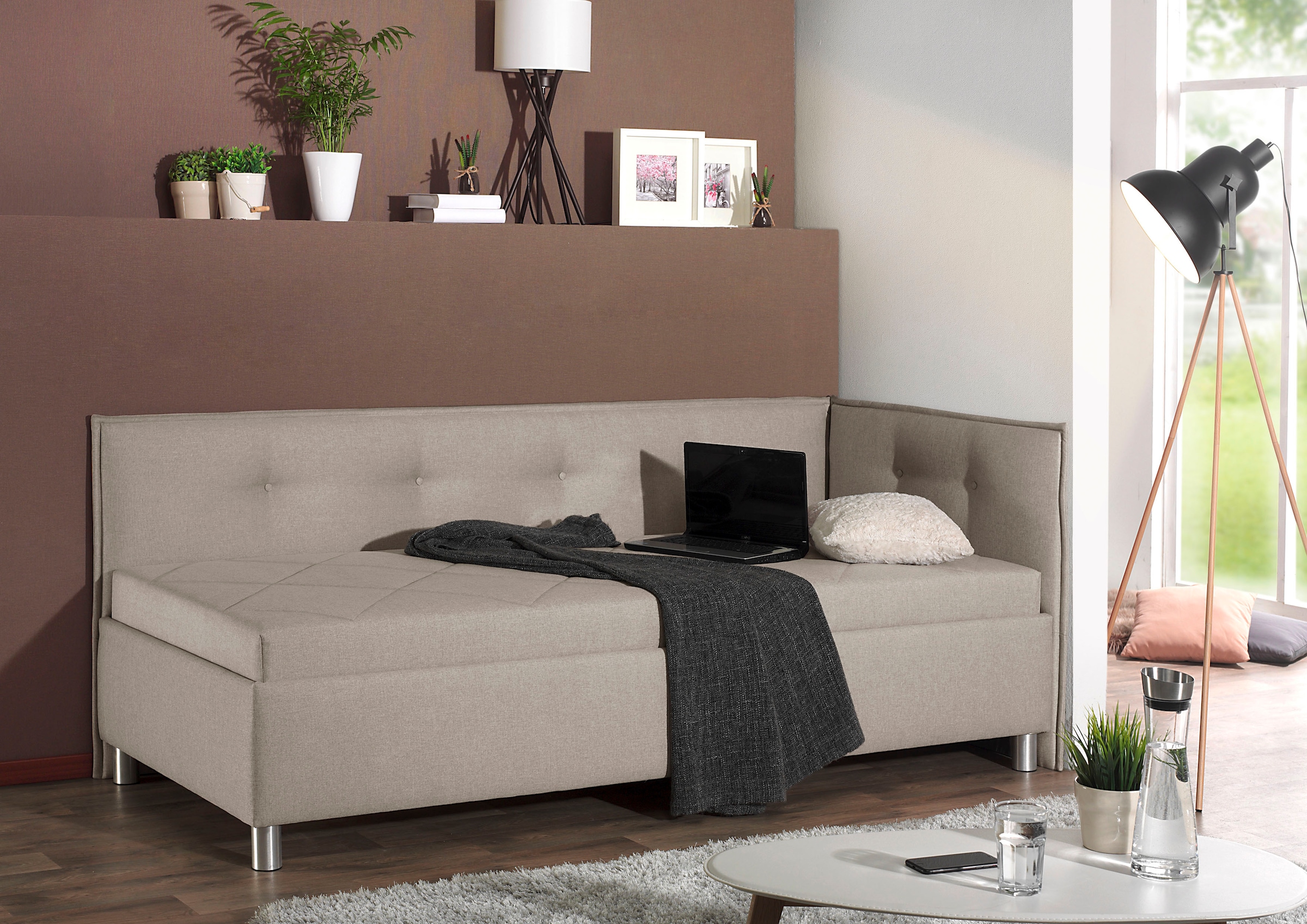 Maintal Polsterliege mit Seiten- und Rückenteil günstig online kaufen