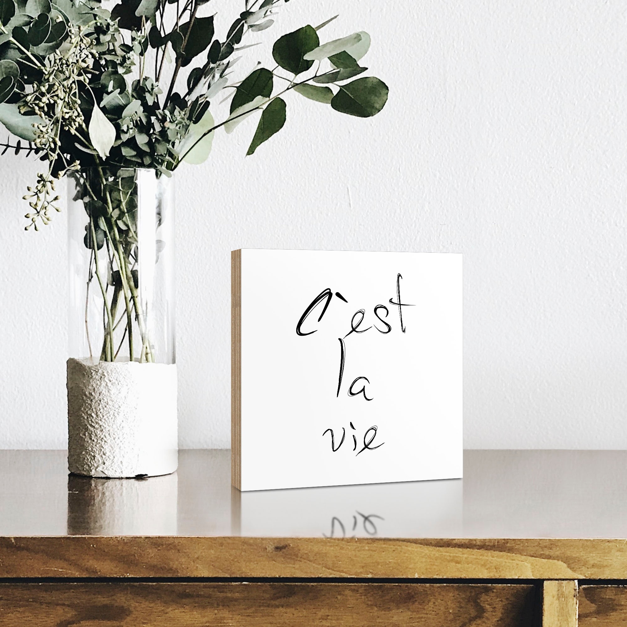 Artland Holzbild »So ist das Leben«, Sprüche & Texte, (1 St.)