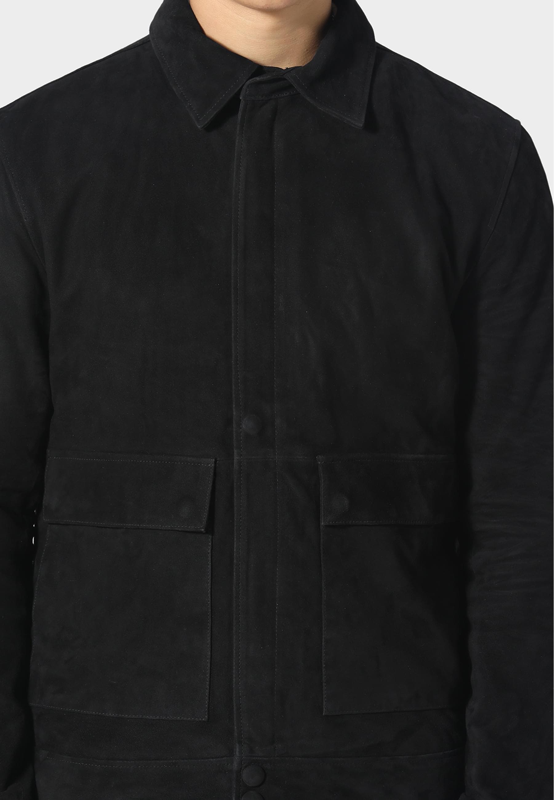 Pas De Monaco Lederjacke »Pas De Monaco SWADE JACKET« 1 Stk. tlg. ohne Kapuze
