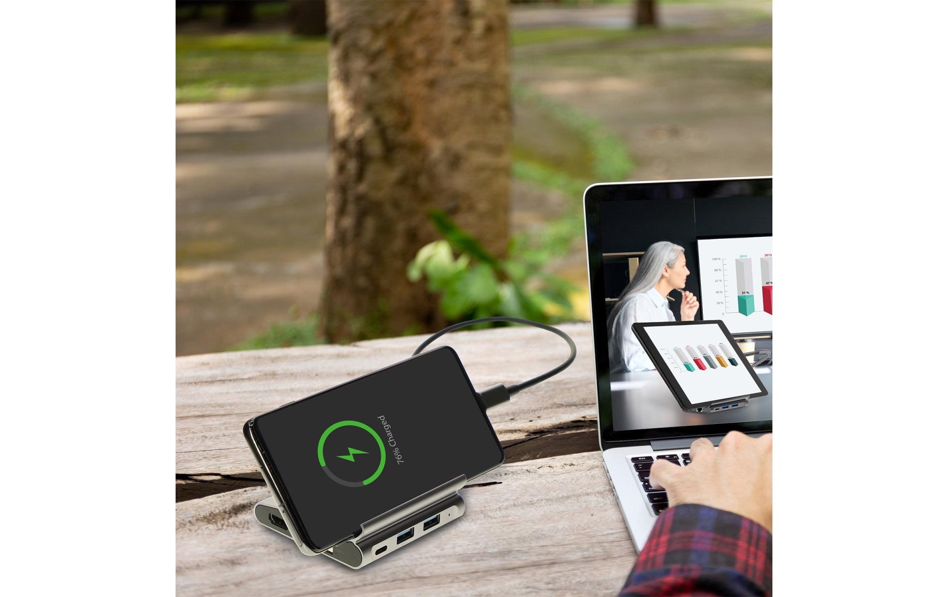 4smarts Laptop-Dockingstation »mit 7in1 Hub«