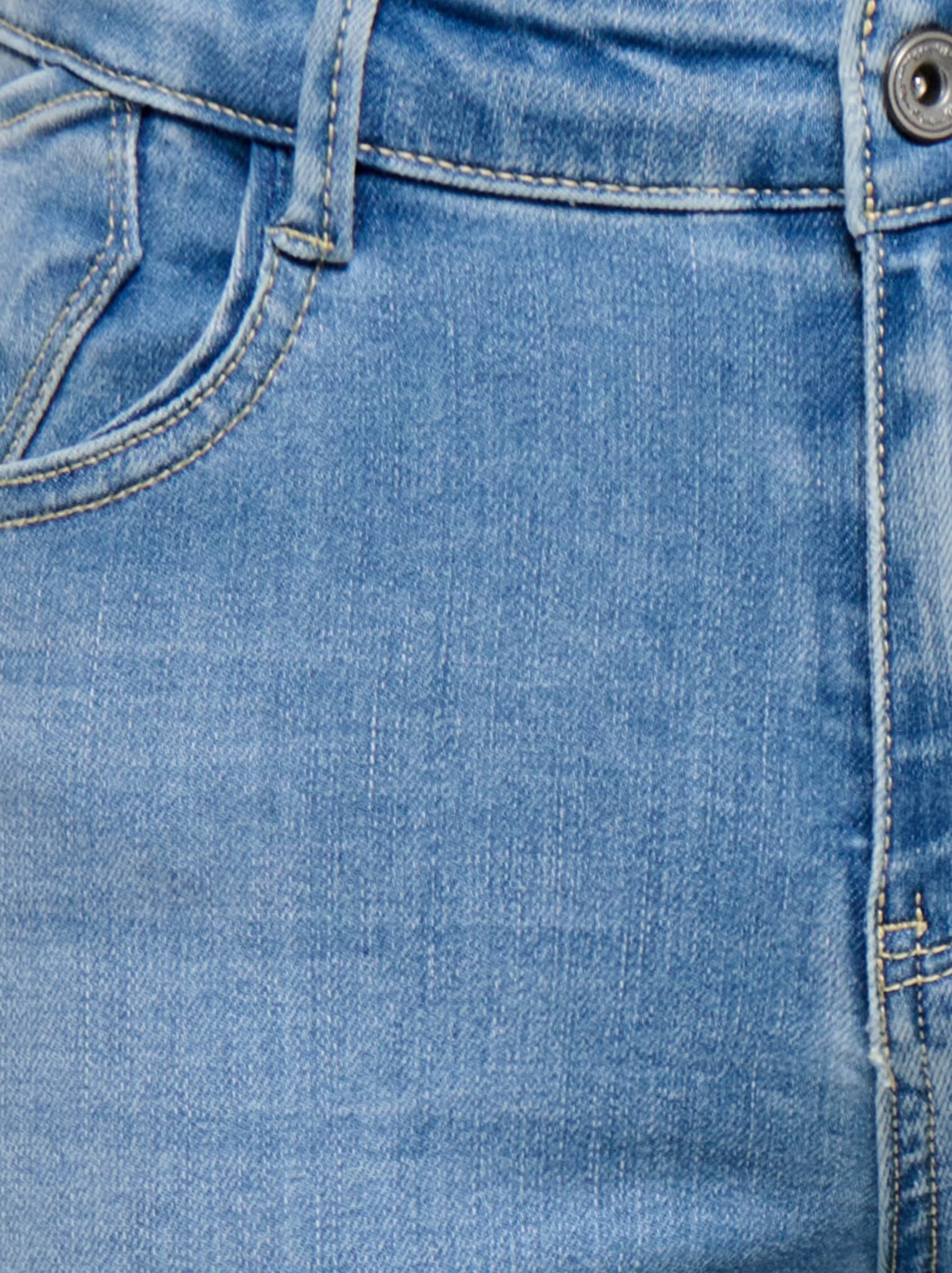 ONLY Skinny-fit-Jeans »ONBLUSH MW COIN PCK ANK RW DNM« Baumwollmischung, skinny fit, offener Saum, destroyed Effekte