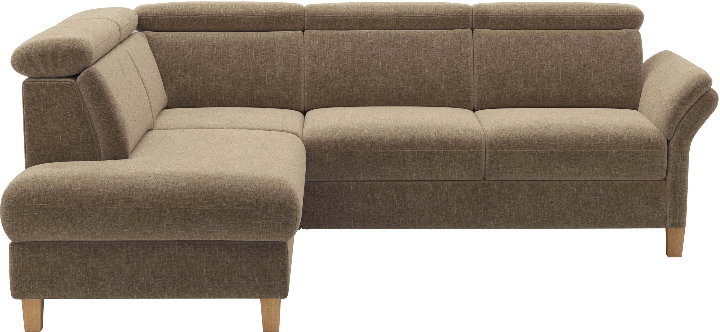 Home affaire Ecksofa »Glendale, L-Form« inkl. Kopfteilverstellung, wahlweis günstig online kaufen