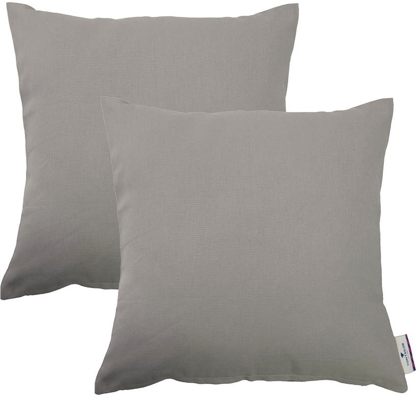 TOM TAILOR HOME Sitzkissen »Dove«, TOM TAILOR unifarbenes, abgestepptes Sit günstig online kaufen