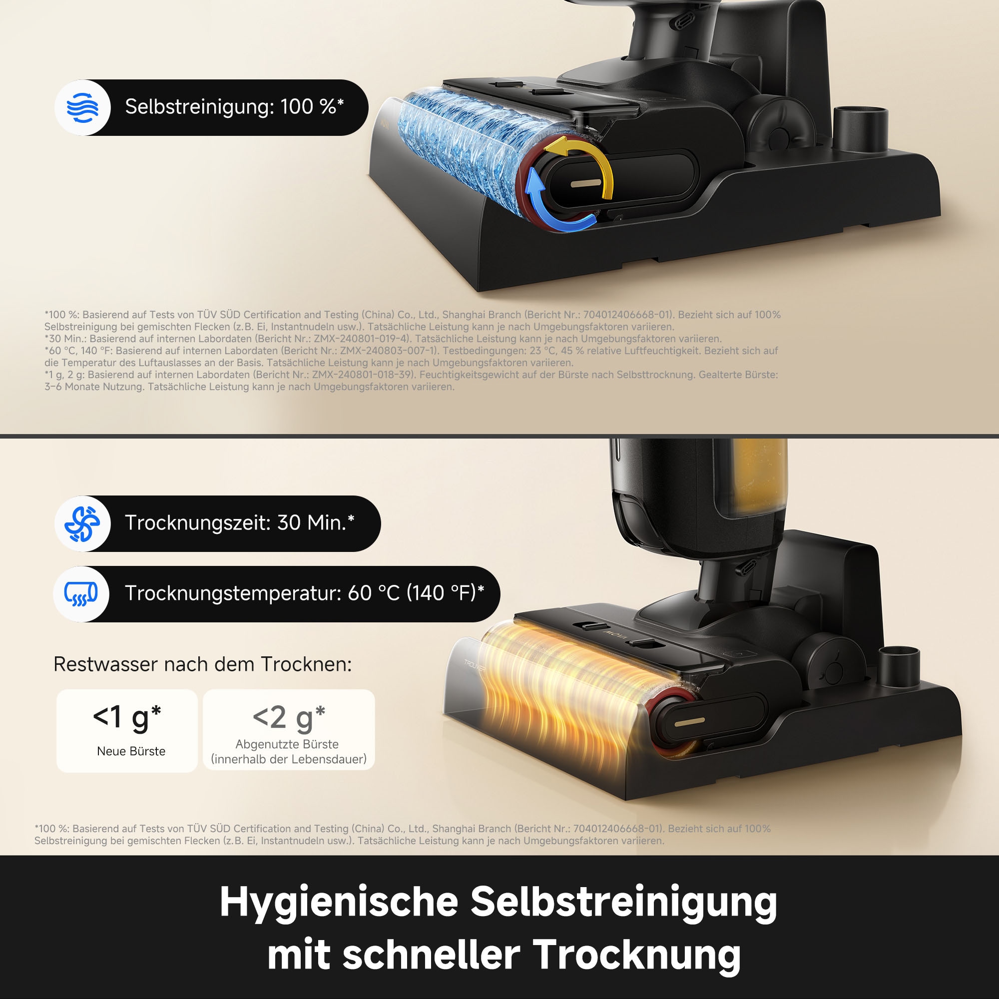 Mova Nass-Trocken-Sauger »MOVA M10 Air« 18 kPa Saugkraft