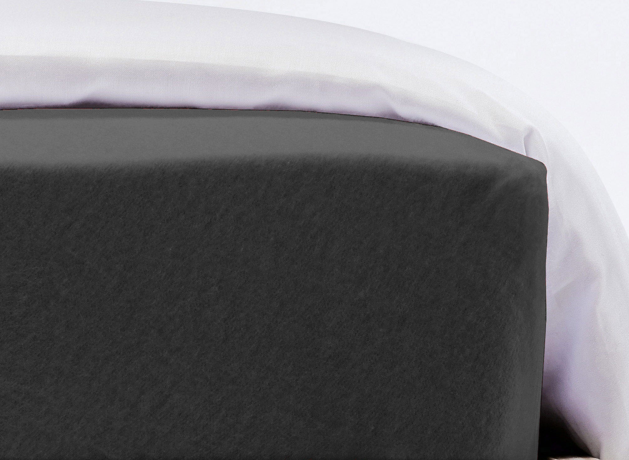 fleuresse Spannbettlaken »Flauschjersey«, aus Baumwolle, Bettlaken, Spannbetttuch, Premium Qualität