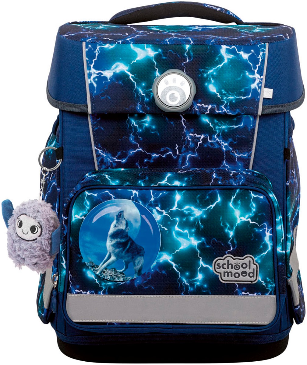 SCHOOL-MOOD® Schulranzen »Champion Maxx Pro«, retroreflektierende Flächen, mit LED-Patchy