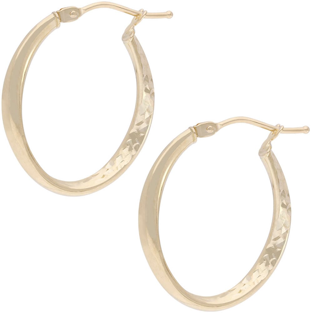 Firetti Paar Creolen »Schmuck Geschenk Gold 585 Ohrschmuck Ohrringe gedreht«