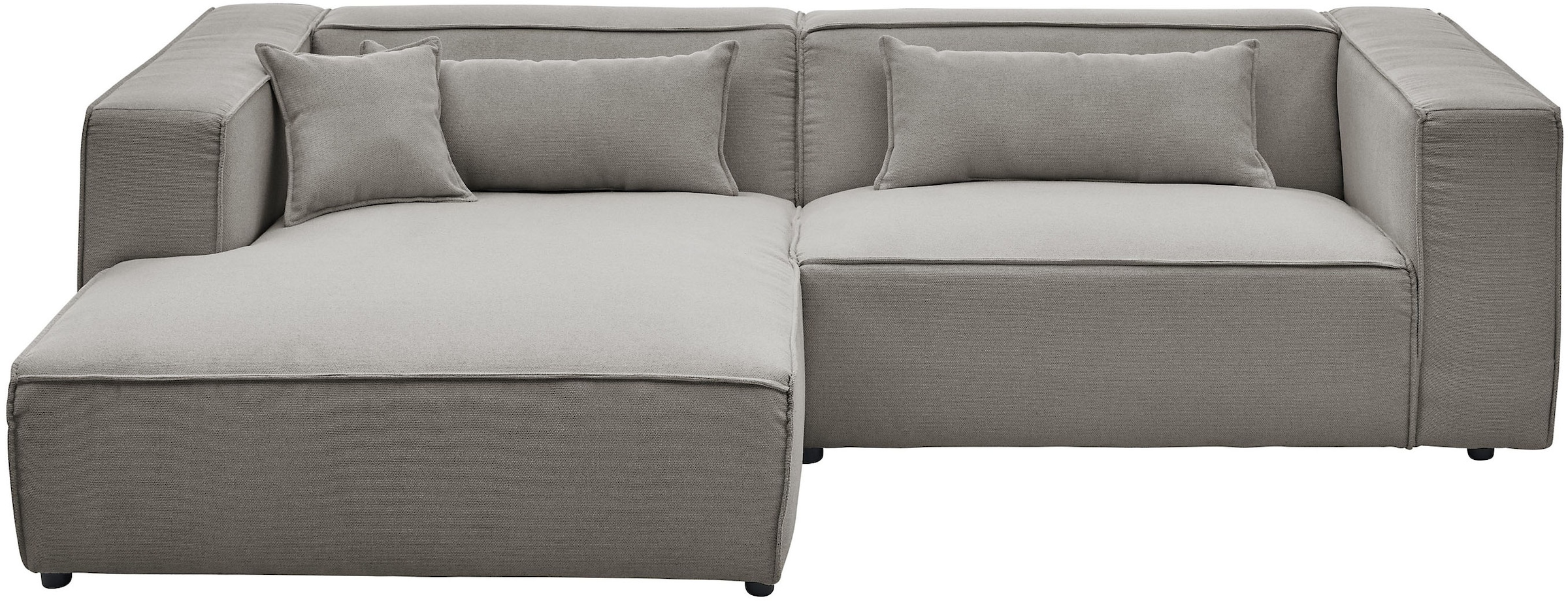 LeGer Home by Lena Gercke Ecksofa »PIARA mit Kedernaht, Cord, Leinenoptik o günstig online kaufen