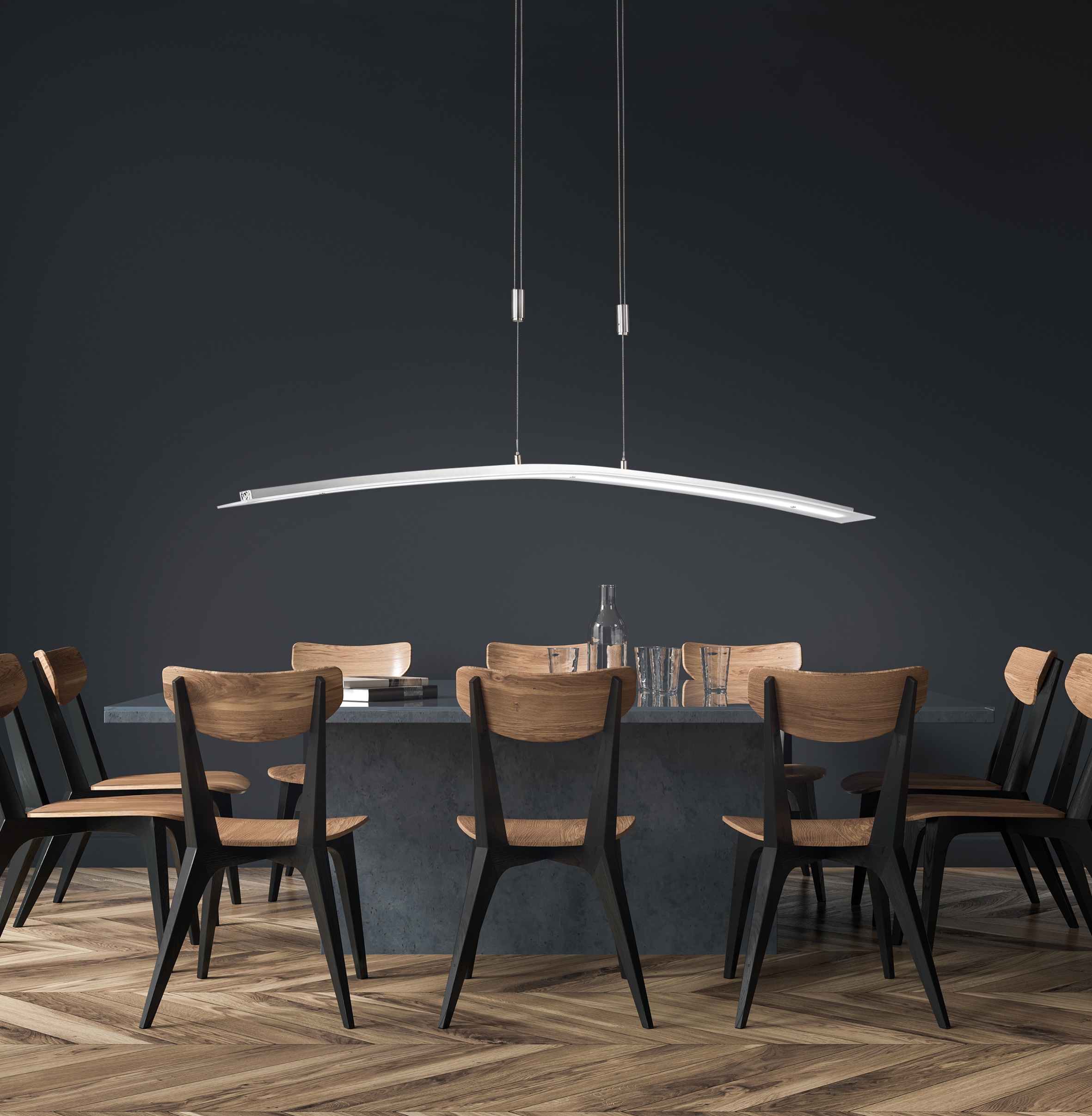 FISCHER & HONSEL LED Pendelleuchte »Metis«, 1 flammig, Leuchtmittel LED-Modul | LED fest integriert