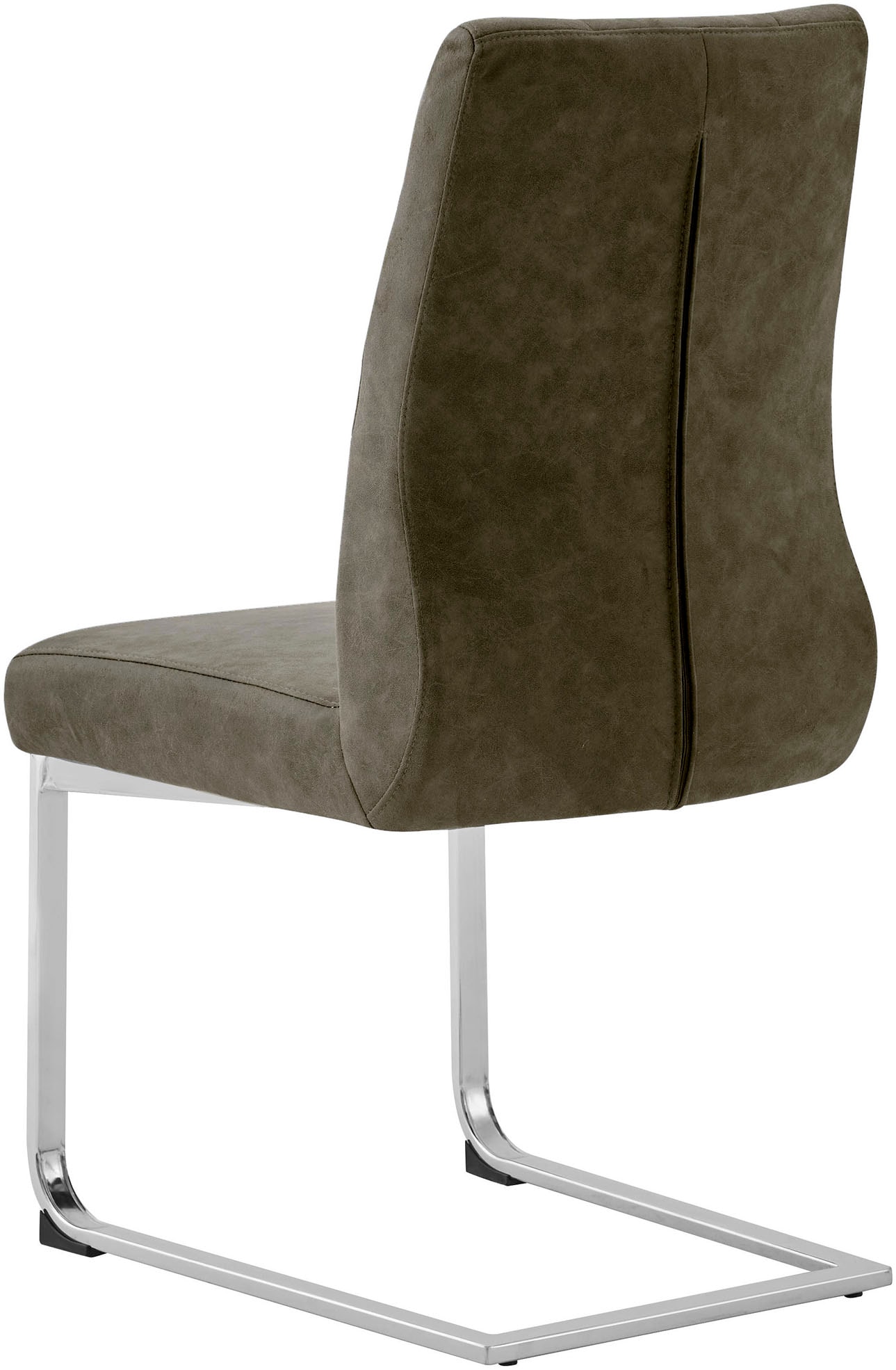 byLIVING Esszimmerstuhl »Marlen XXL«, (Set), 2 St., Microfaser, bis zu 150 kg belastbar, Vintage-Bezug, Freischwinger