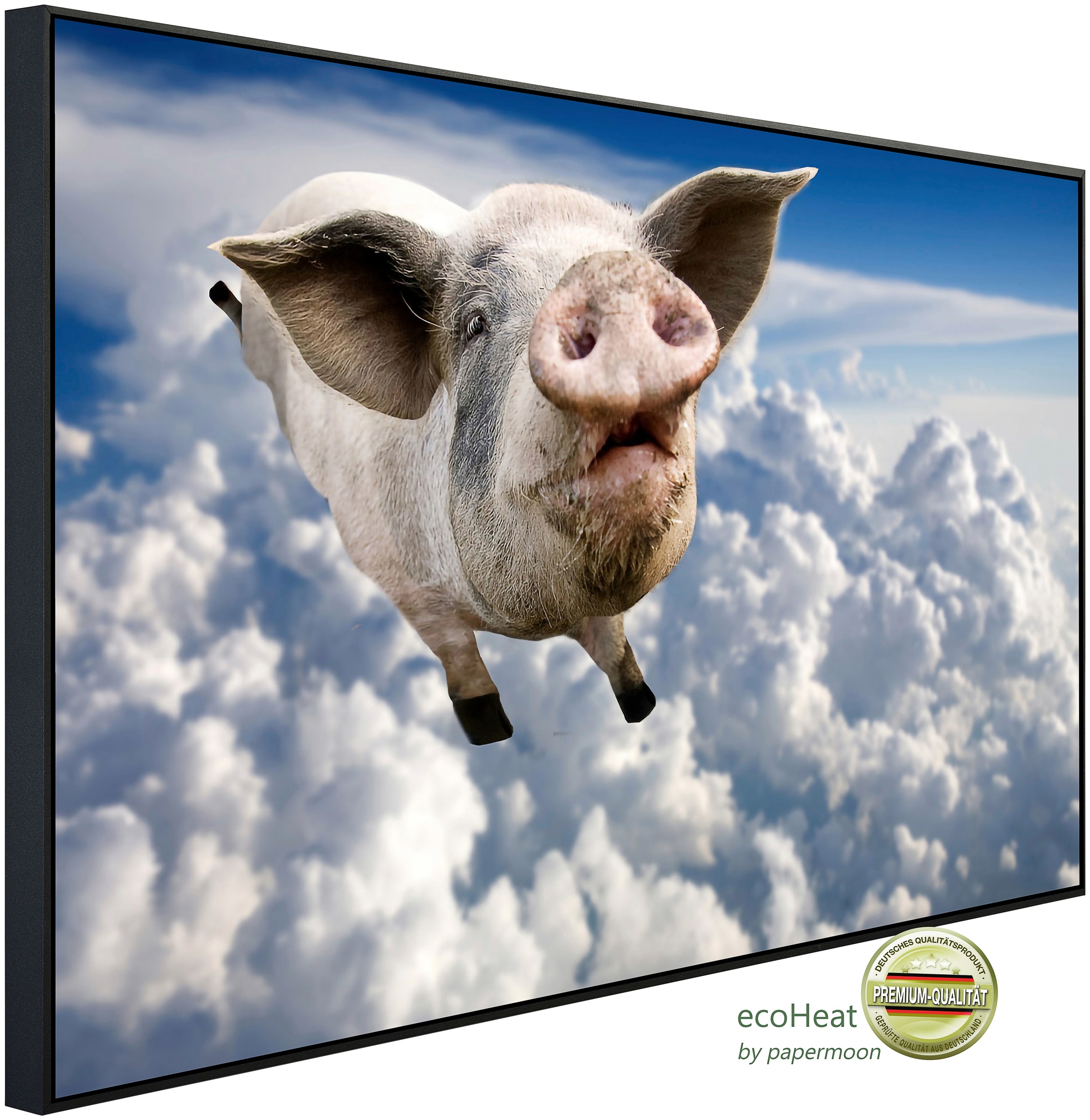 Papermoon Infrarotheizung »Fliegende Schweine«, sehr angenehme Strahlungswä günstig online kaufen