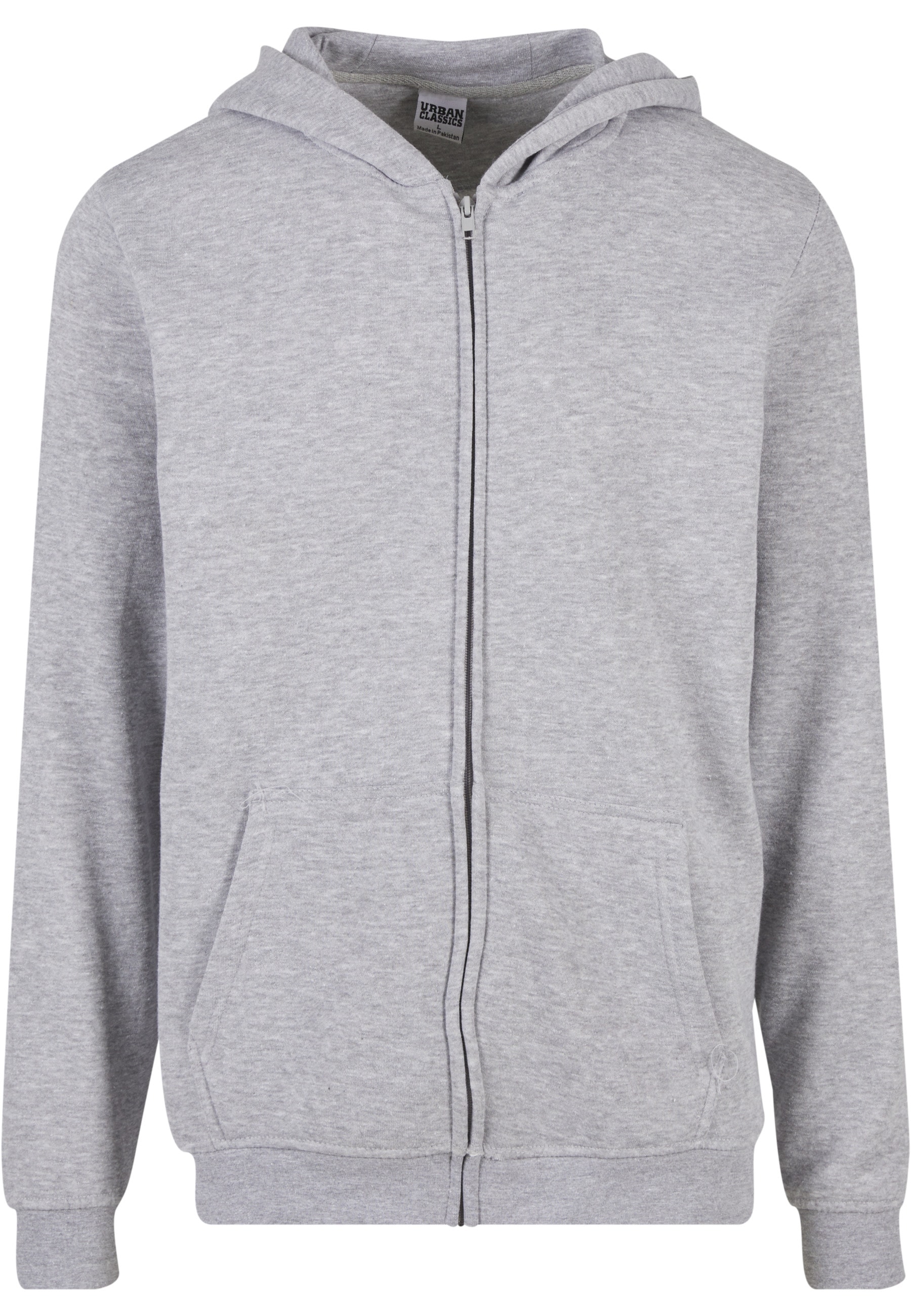URBAN CLASSICS Kapuzenpullover »Urban Classics Basic Essential Zip Hoody« 1 tlg.