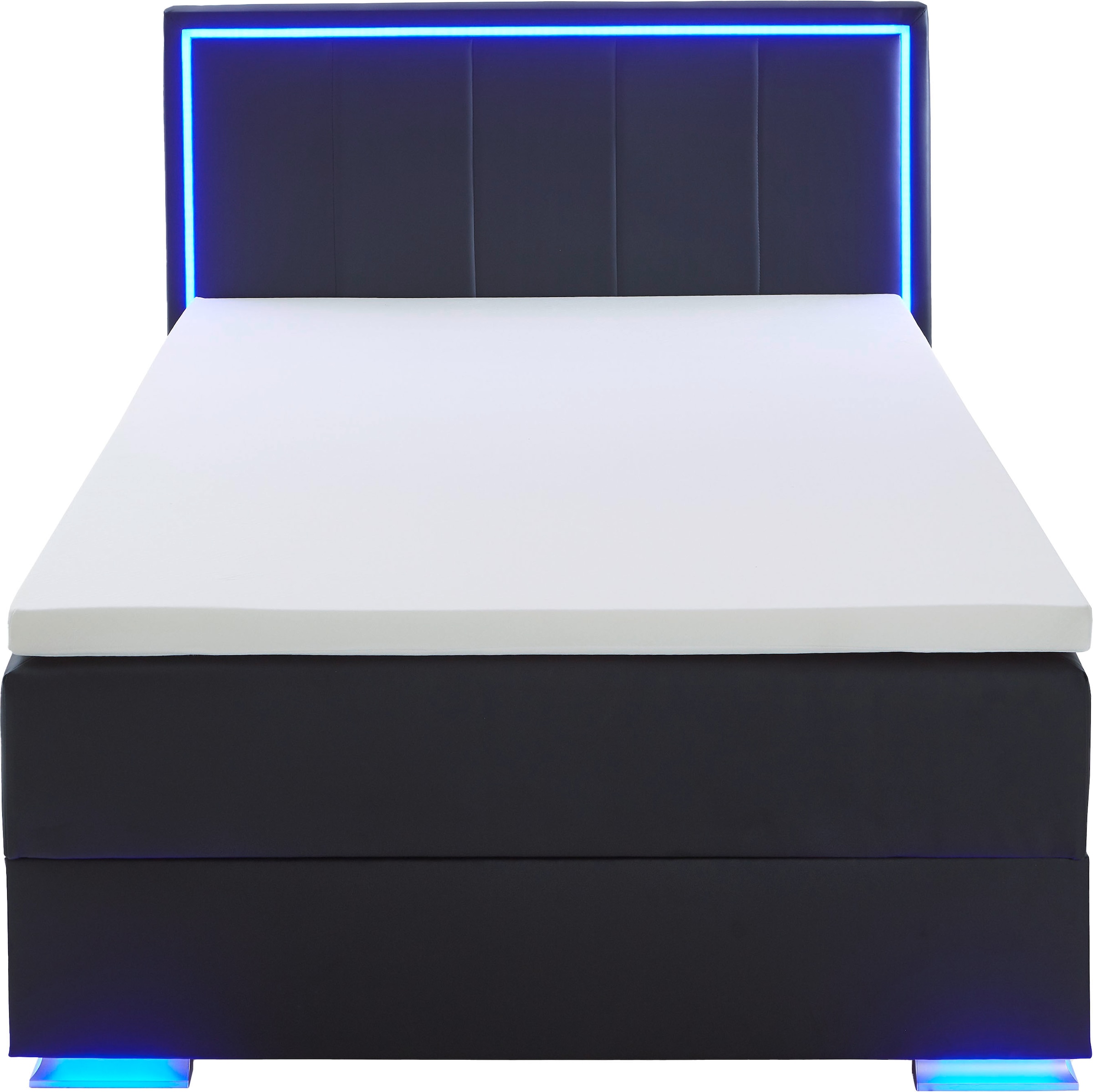 meise.möbel Boxspringbett »Colorado II«, inkl. LED-Beleuchtung & Topper