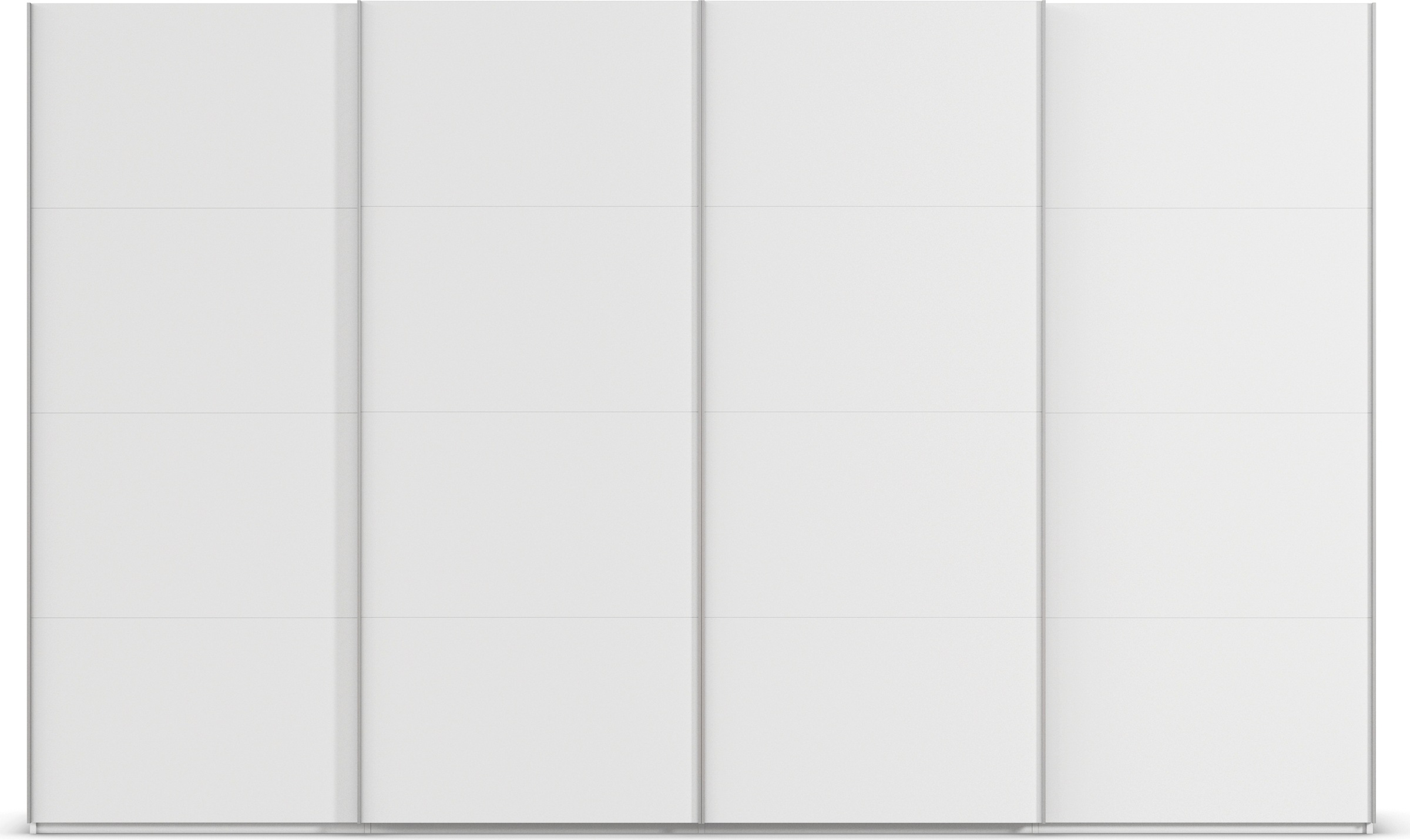 rauch Schwebetürenschrank »Kleiderschrank Schrank Garderobe Schlafzimmerschrank SCALE-FYRA«, edle viergeteilte Türen viele Farben und Griff-Farben MADE IN GERMANY