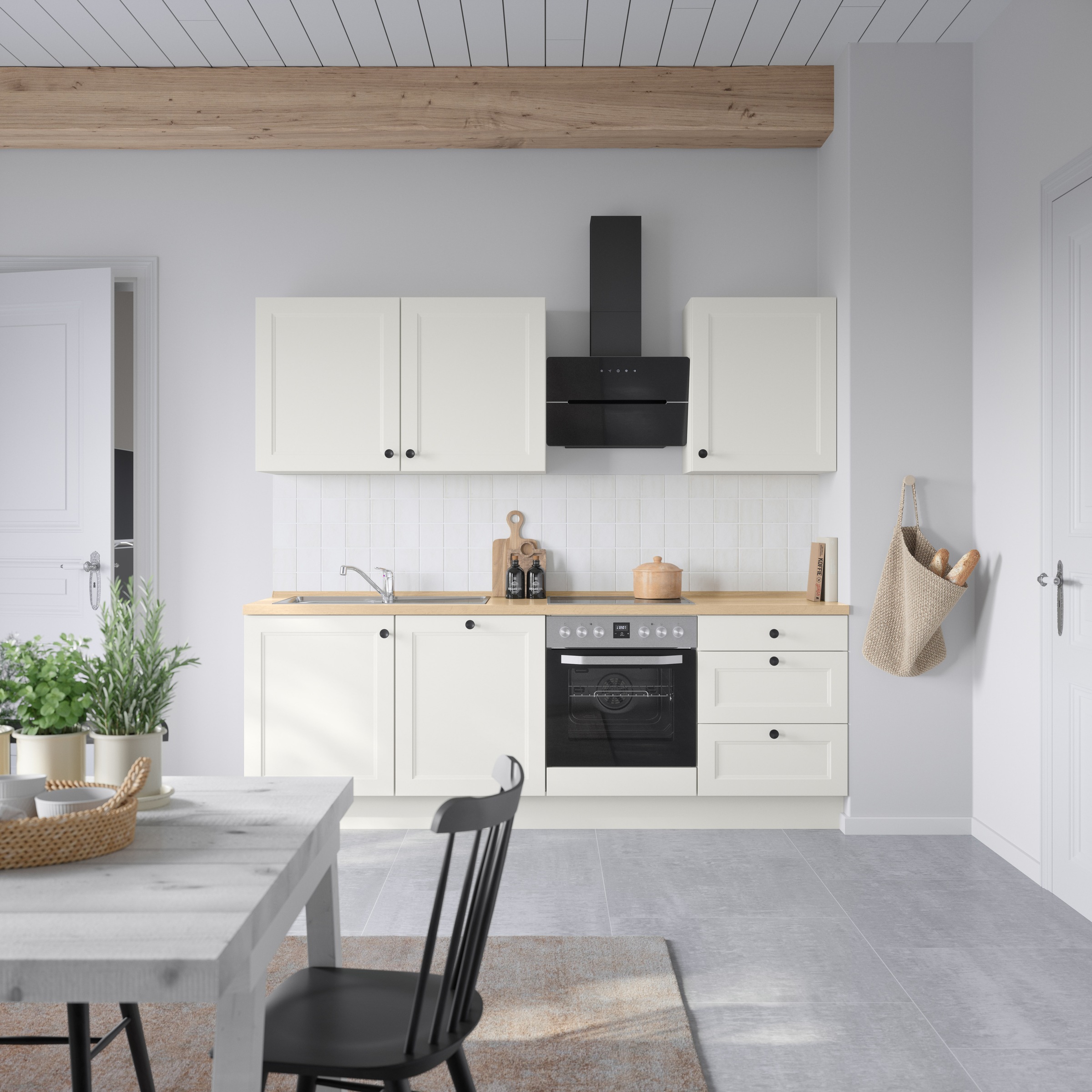 nobilia® Küchenzeile »"Cascada II"«, vormontiert, Breite 240 cm, Ausrichtun günstig online kaufen