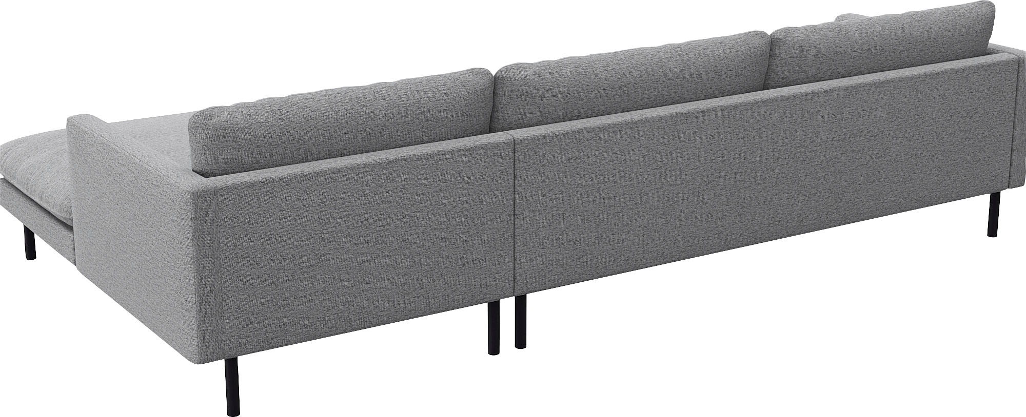 FLEXLUX Ecksofa »Bolzano, elegant und bequem, L-Form«, Sitzaufbau mit Kaltschaum & Stahl-Wellen, loose Sitz -& Rückenkissen