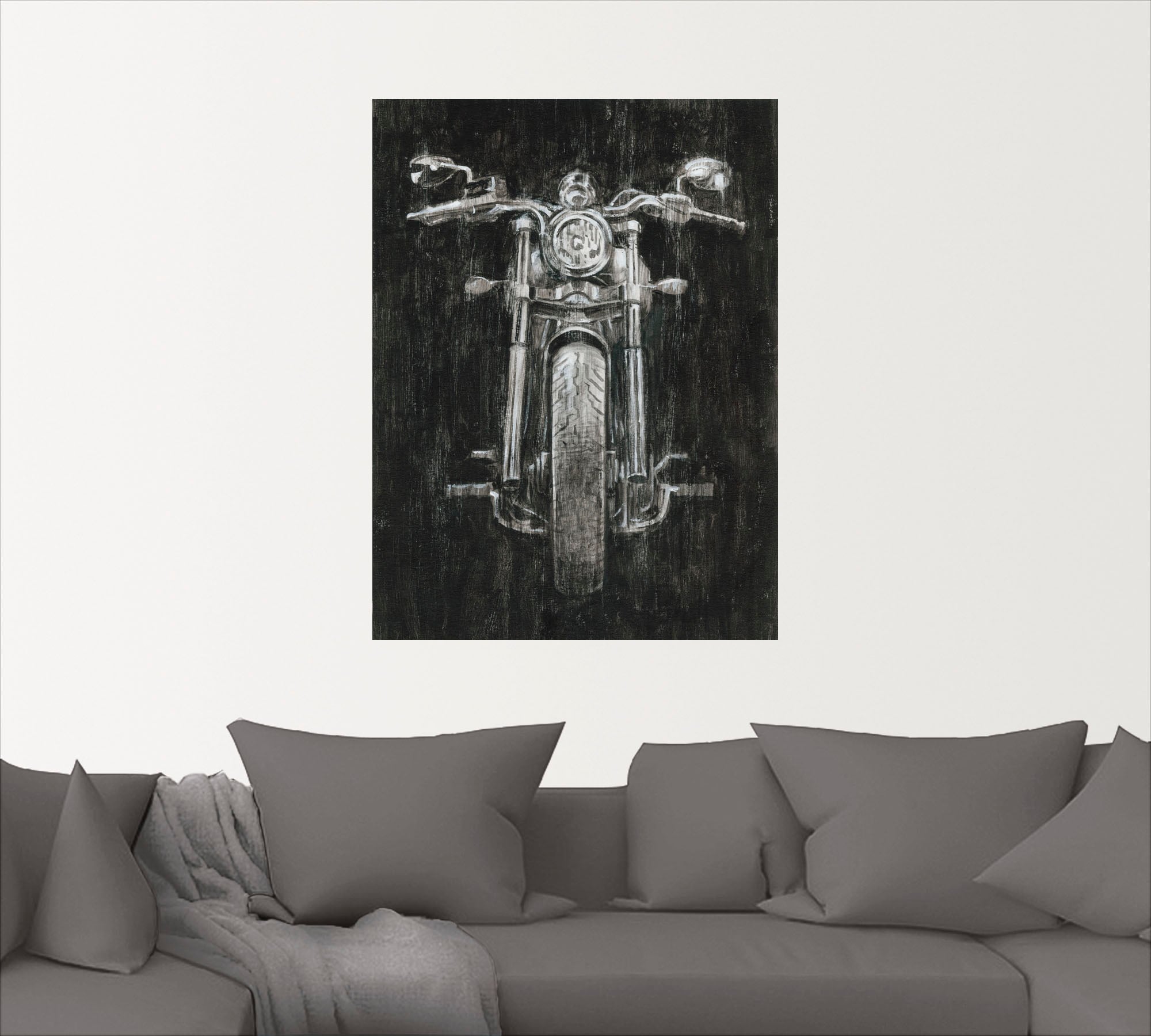 Artland Wandbild »Eisernes Pferd I«, Motorräder & Roller, (1 St.), als Poster, Wandaufkleber in verschied. Größen