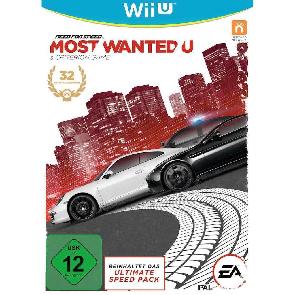Electronic Arts Spielesoftware »Need for Speed: Most Wanted U«, Nintendo Wii U
