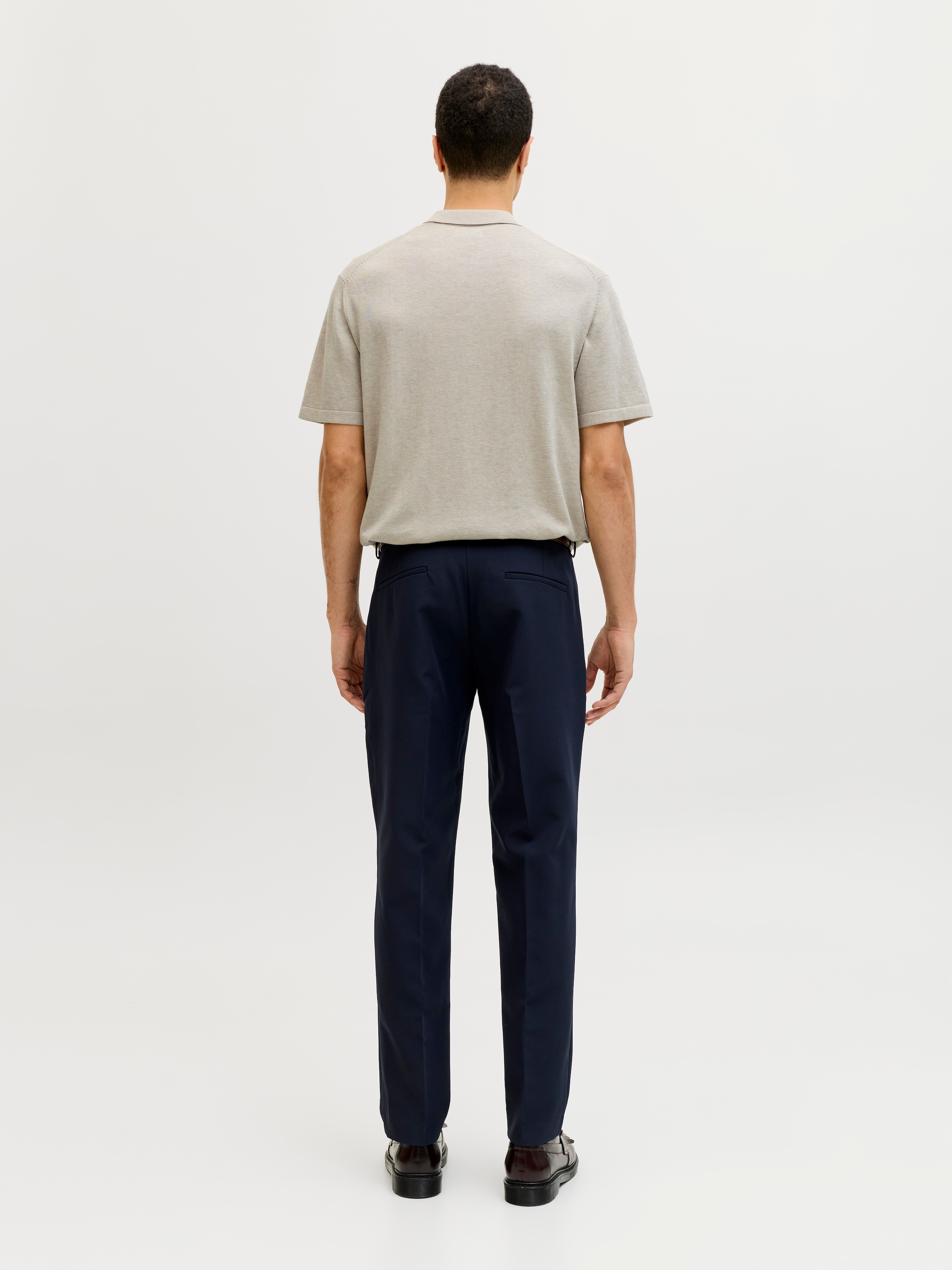 Jack & Jones Kurzarmpullover »JJEEMIL KNIT ZIP POLO SS SN« mit kurzem Reißverschluss