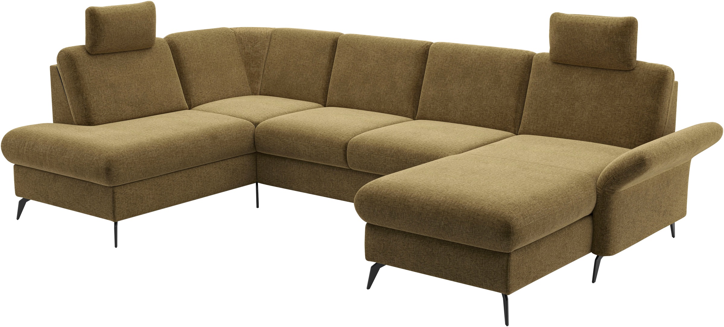 Home affaire Wohnlandschaft »Rochelle«, optional: Armteilverstellung, klappbar, Bettkasen