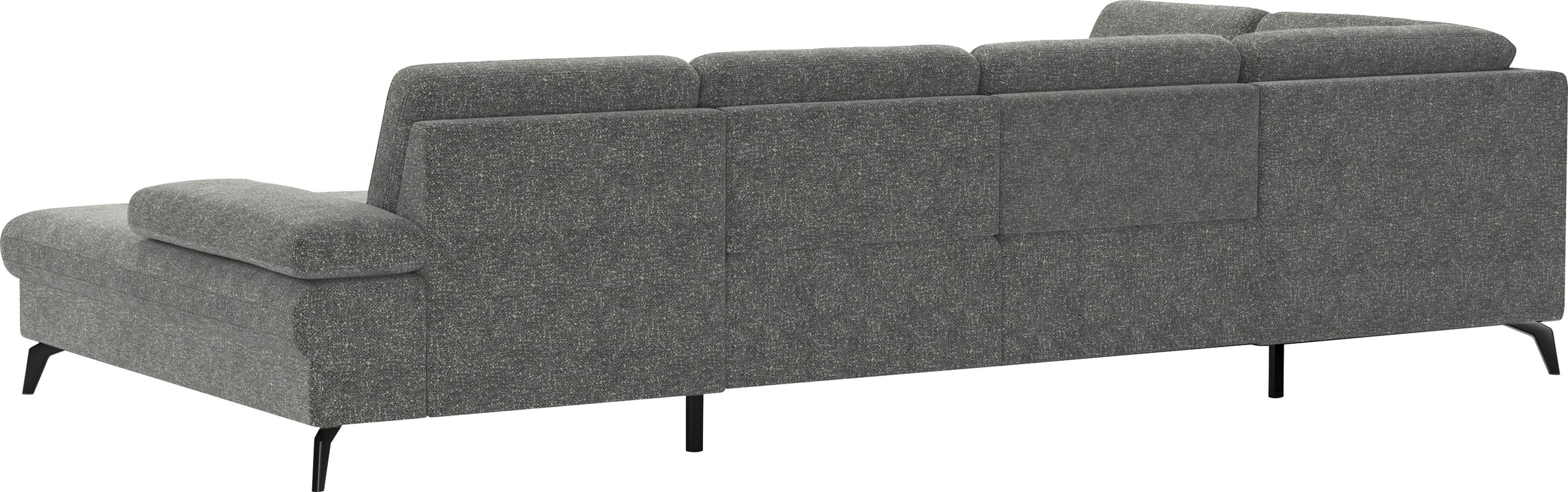 sit&more Wohnlandschaft »Morris U-Form, inkl. Sitztiefenverstellung«, wahlweise mit Armteilverstellung, Bettfunktion & Bettkasten